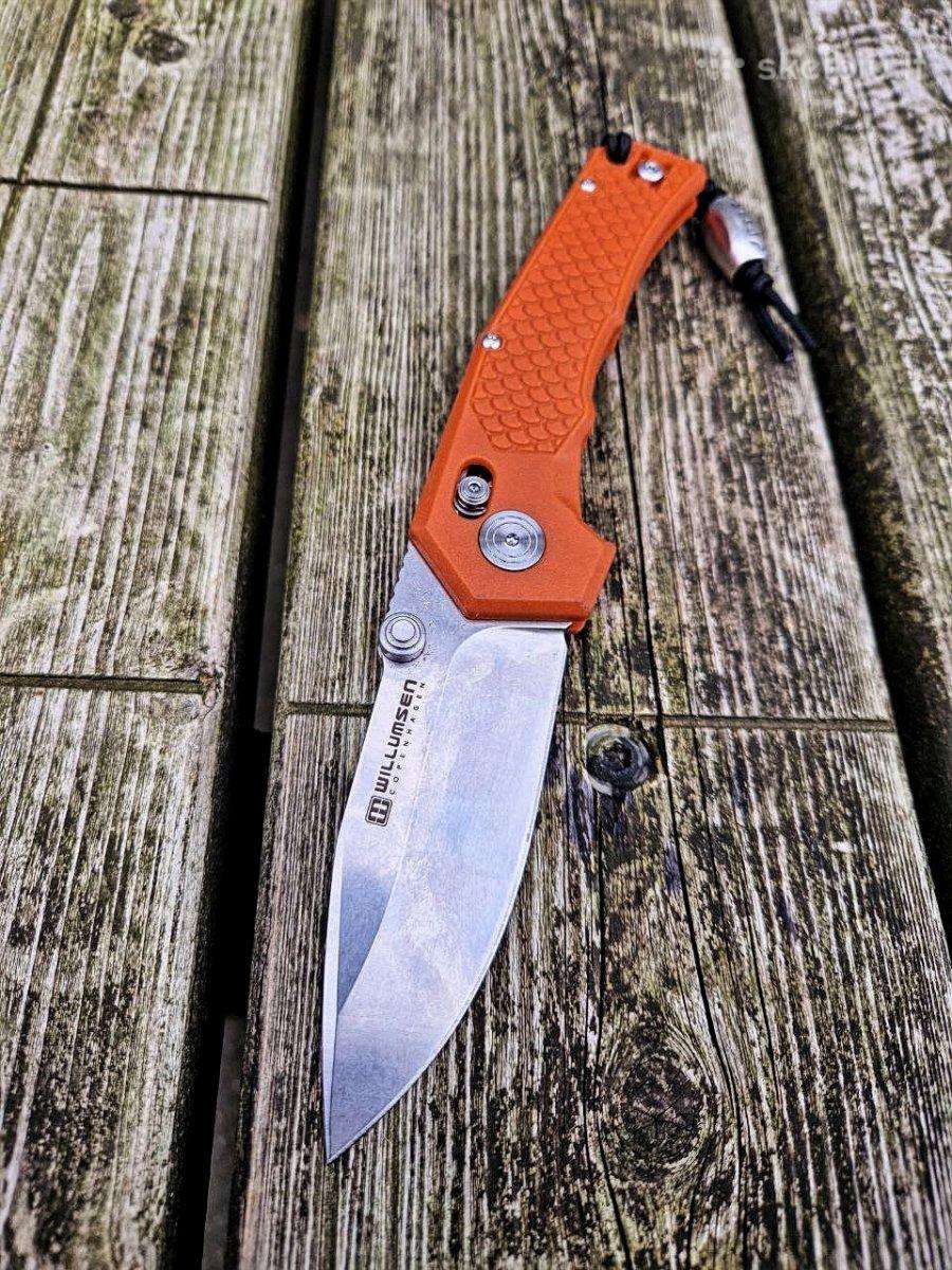 Peilis Willumsen Zero7 Stone Orange