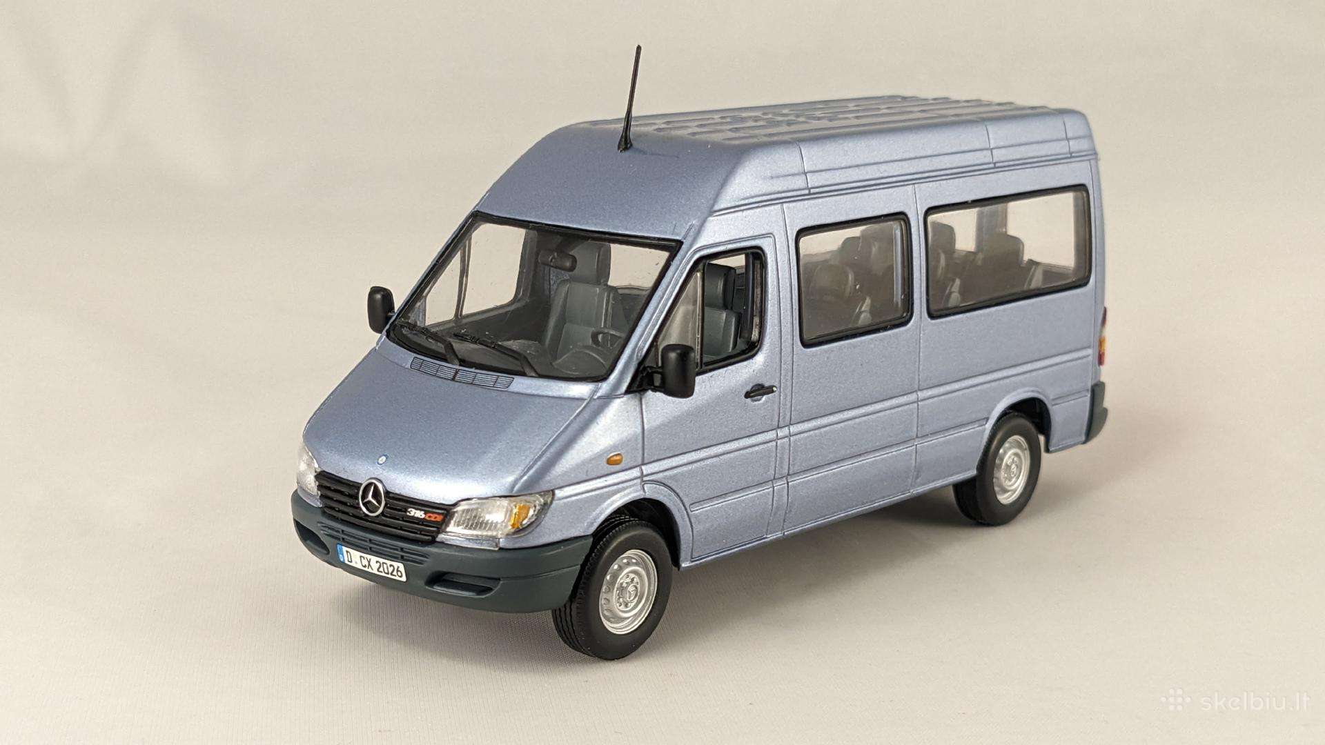 1/43 modeliukai MB Sprinter Mk1 W903 1995-2000