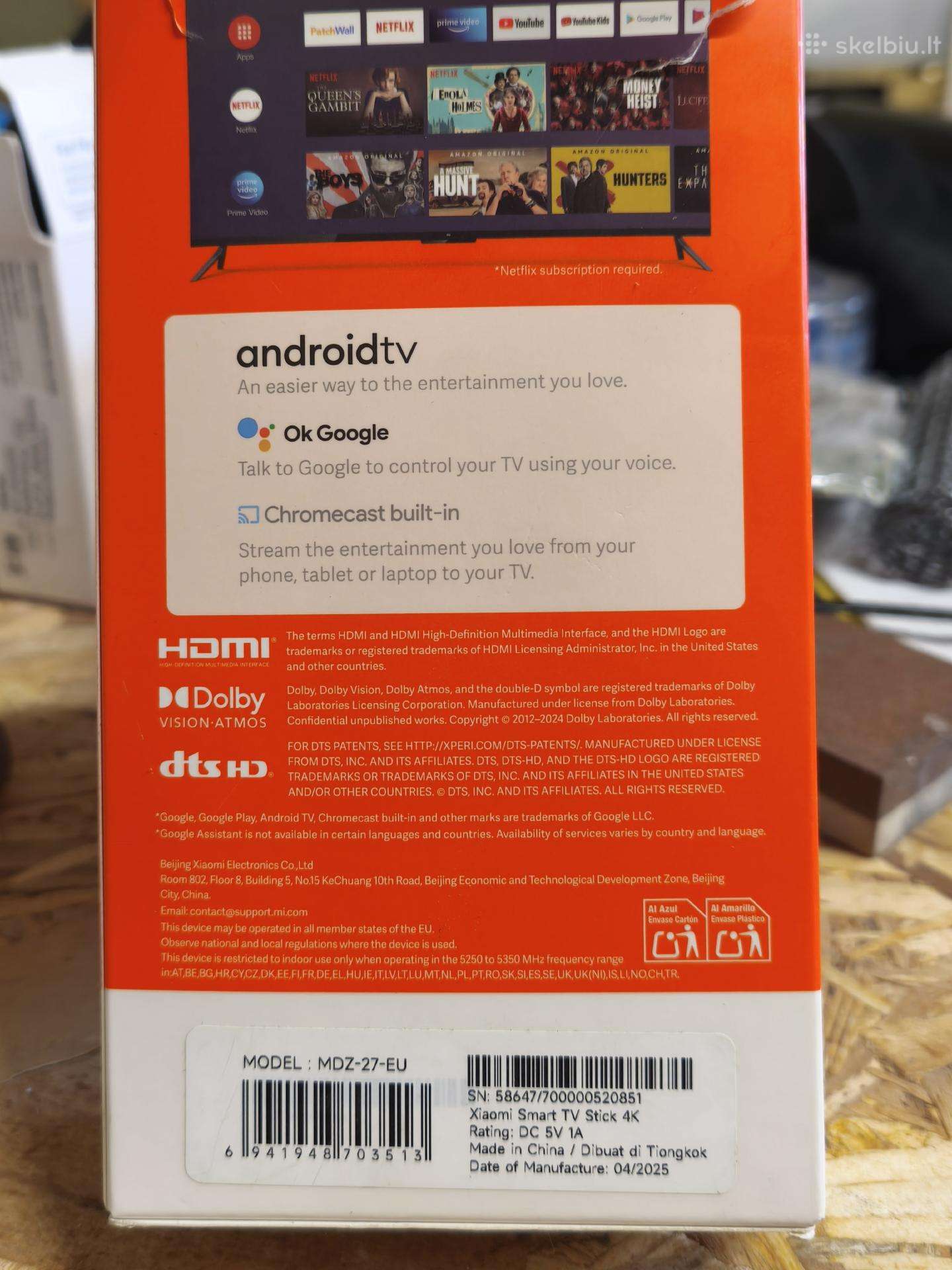 Xiaomi Smart TV Stick 4k