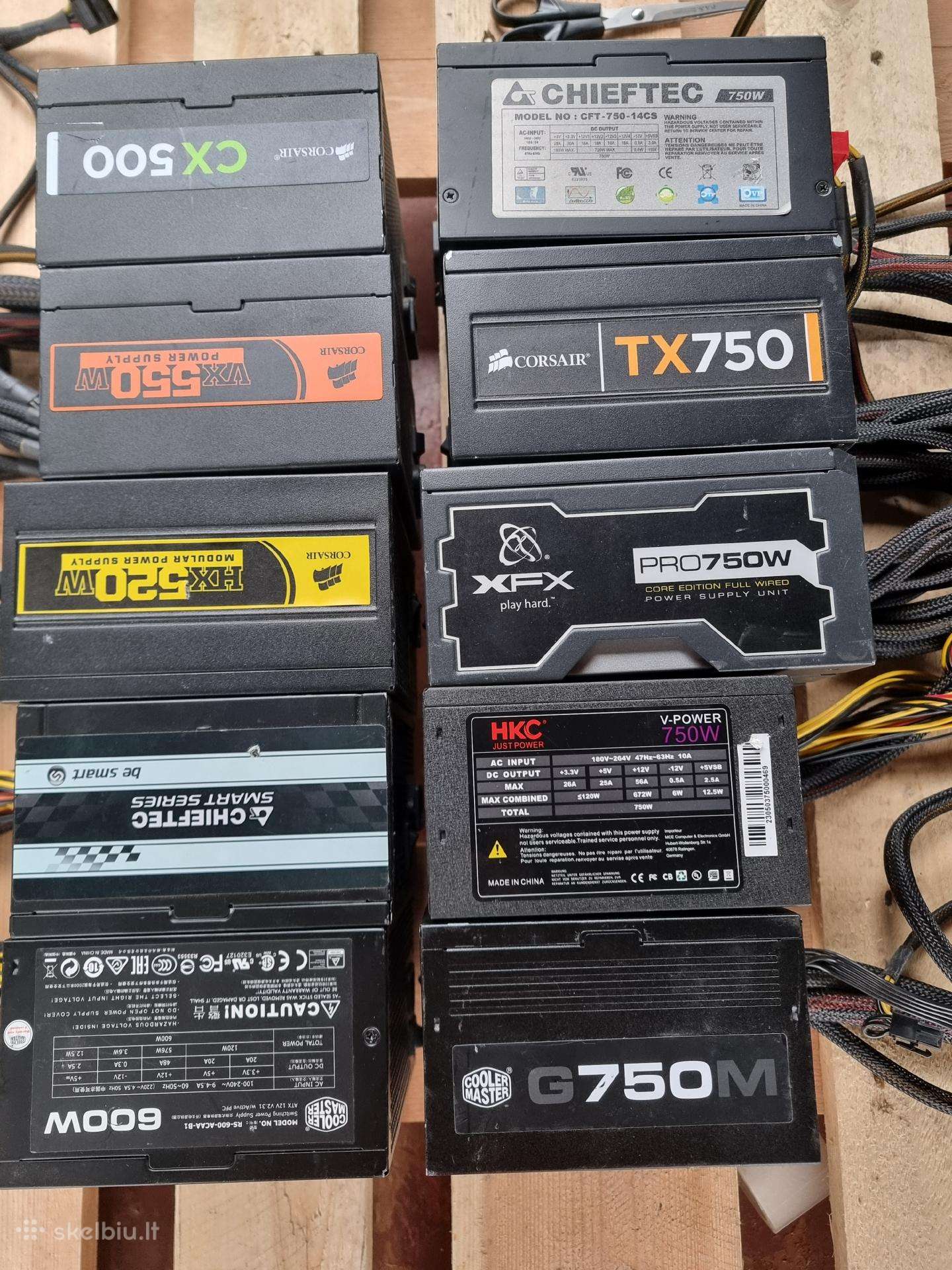10x bloku rinkinys 500-750w 100% veikiantys.