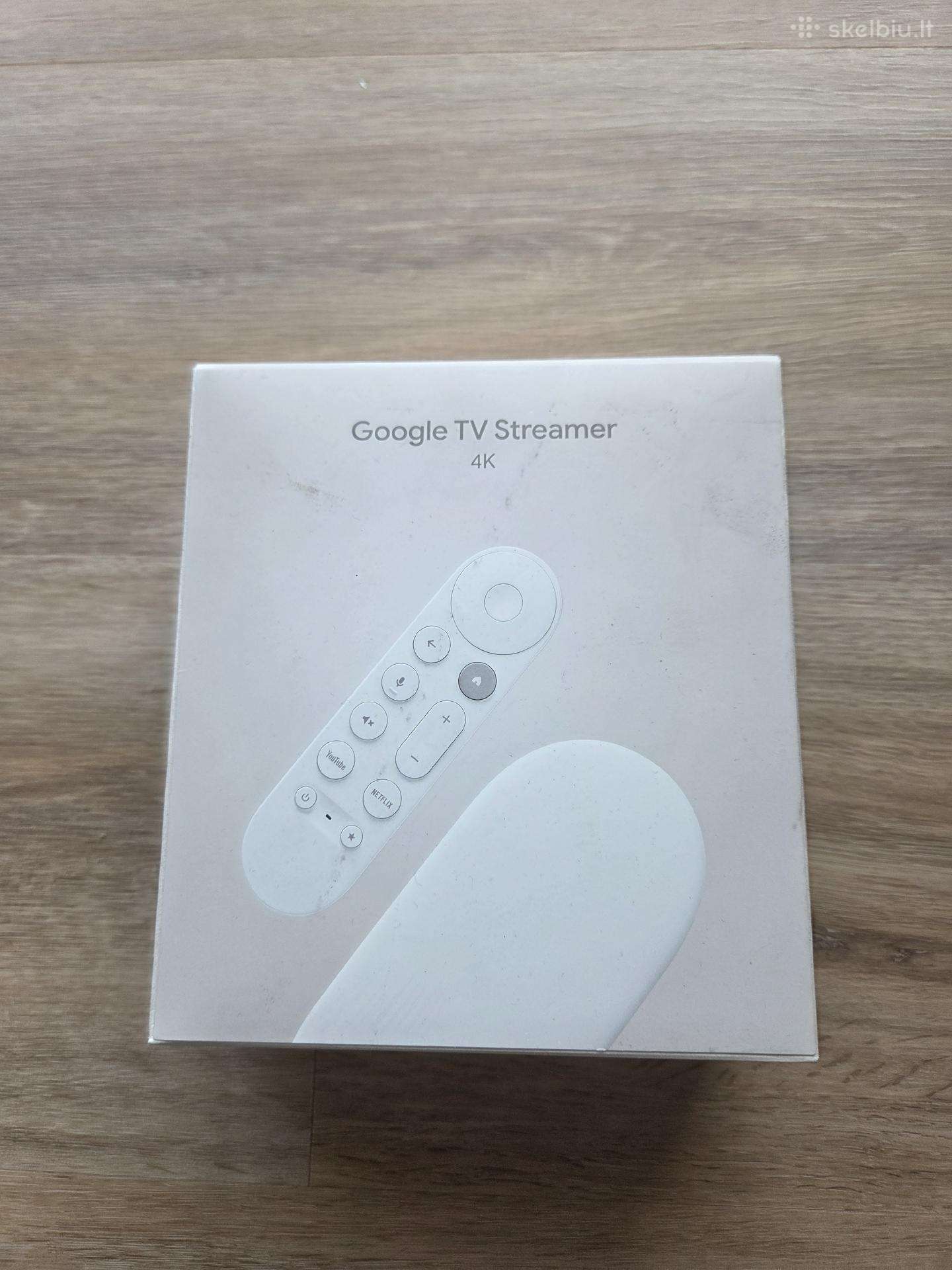 Google TV Streamer 4k 32gb Multimedijos