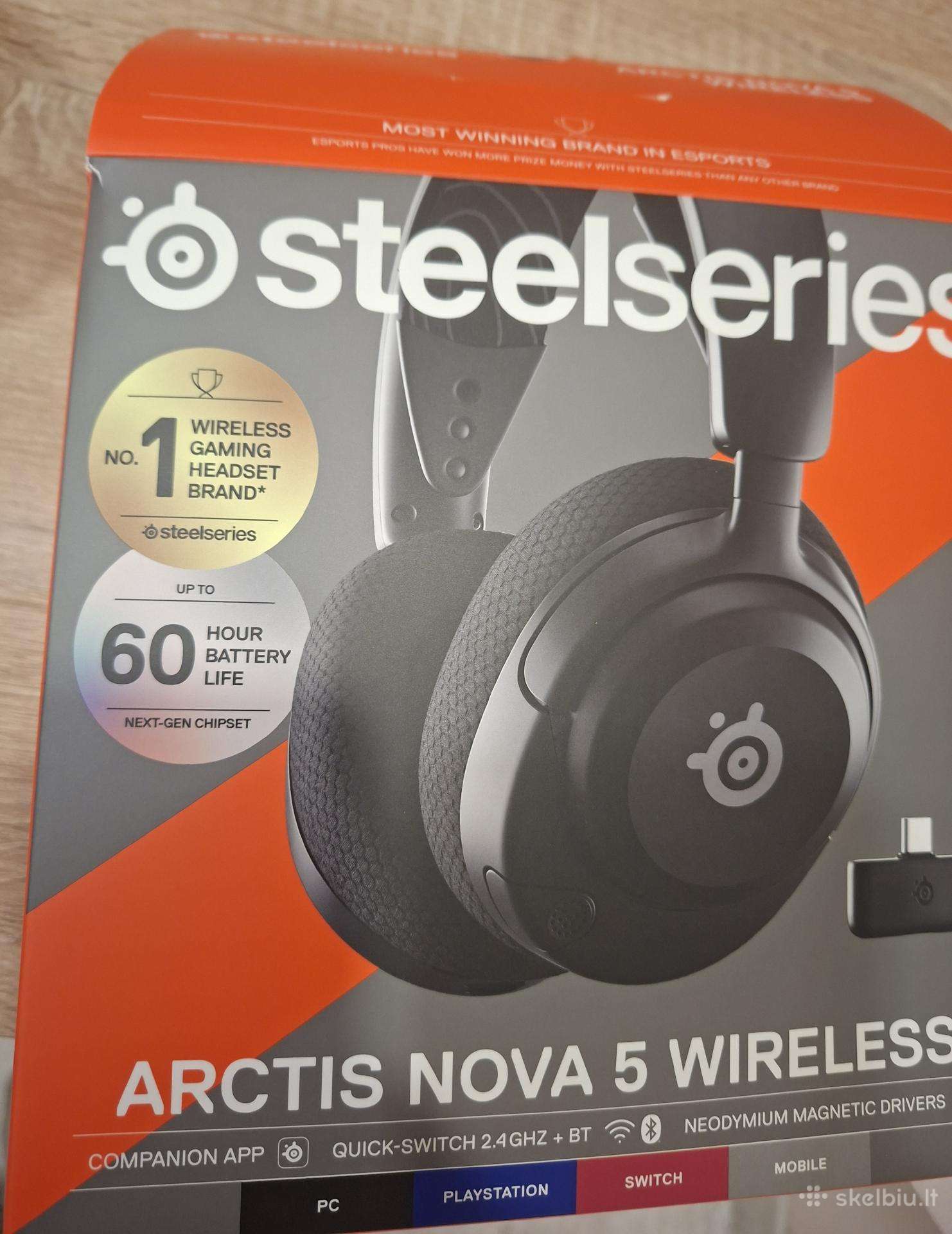 Steelseries Arctis Nova 5 Wireless Black (Juodos)