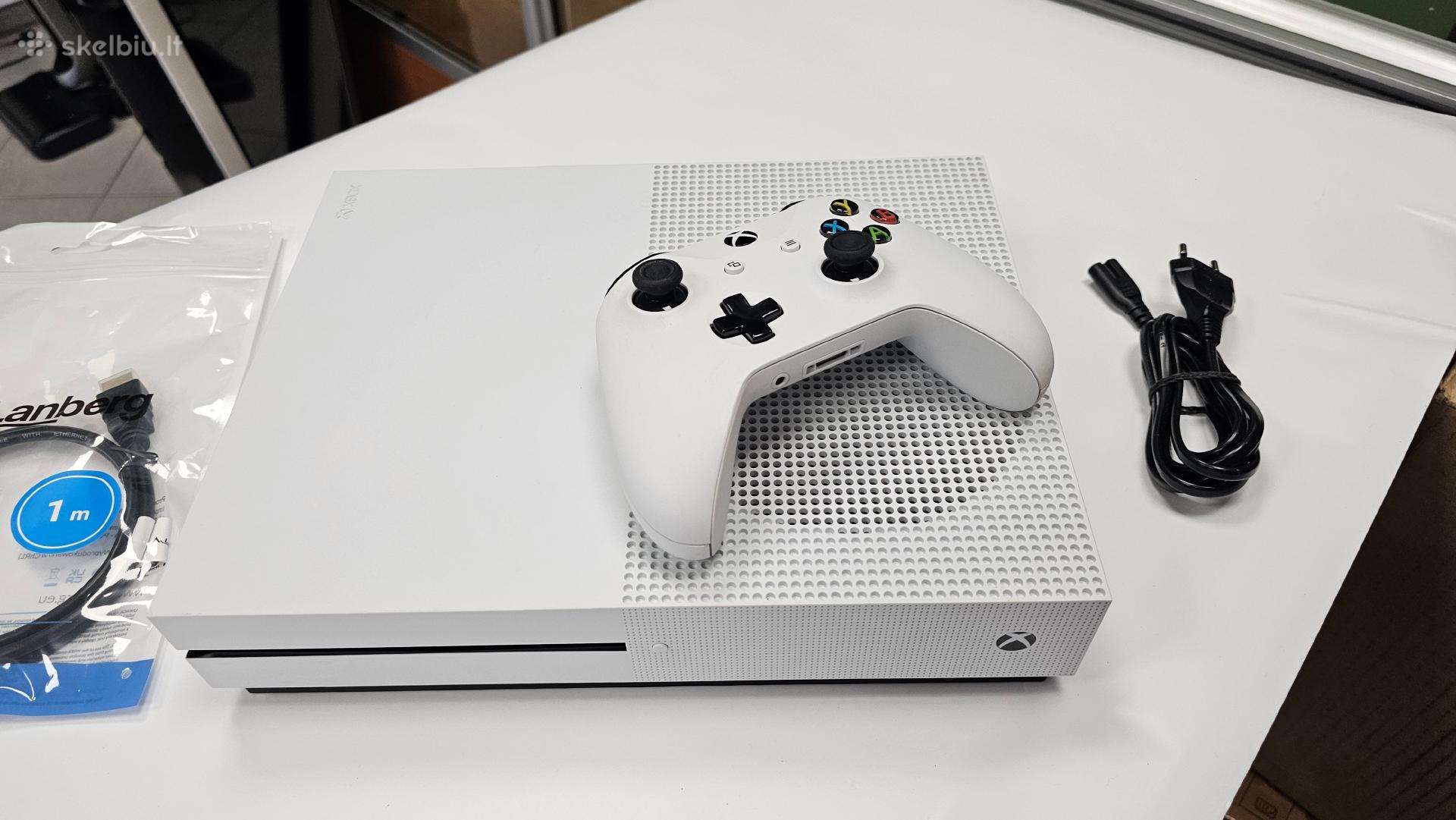 Xbox One S su 40 žaidimų ir Garantija