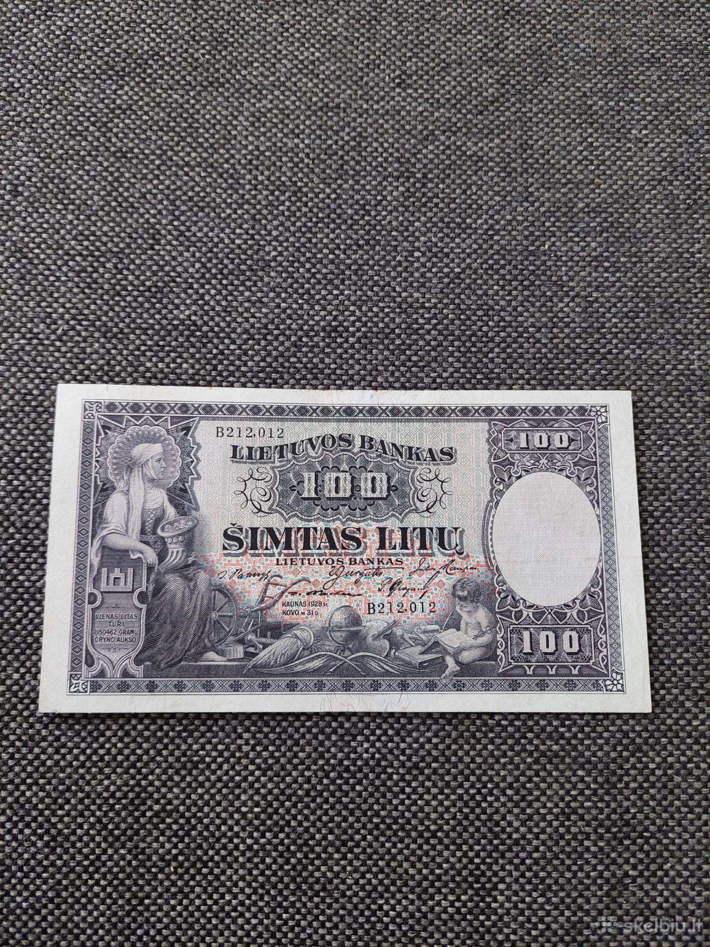 1928m. 100 Litų