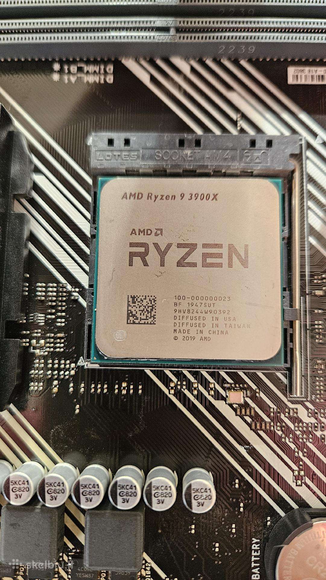 Procesorius Amd Ryzen 9 3900x & Pagrindinė plokštė