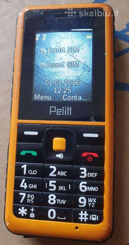 Parduodamas telefonas Pelitt Rock.