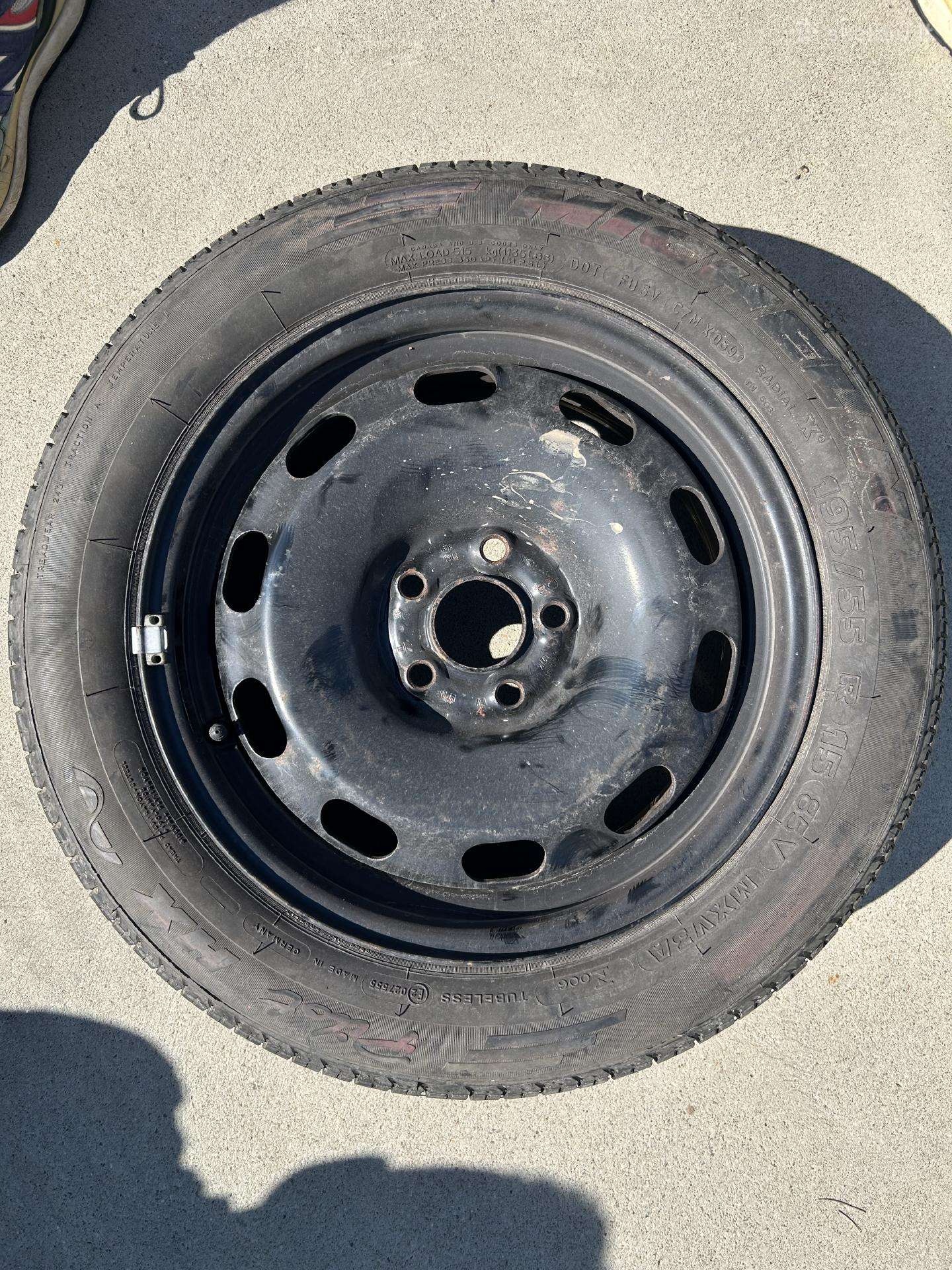 Michelin atsarginis ratas 195/55 R15