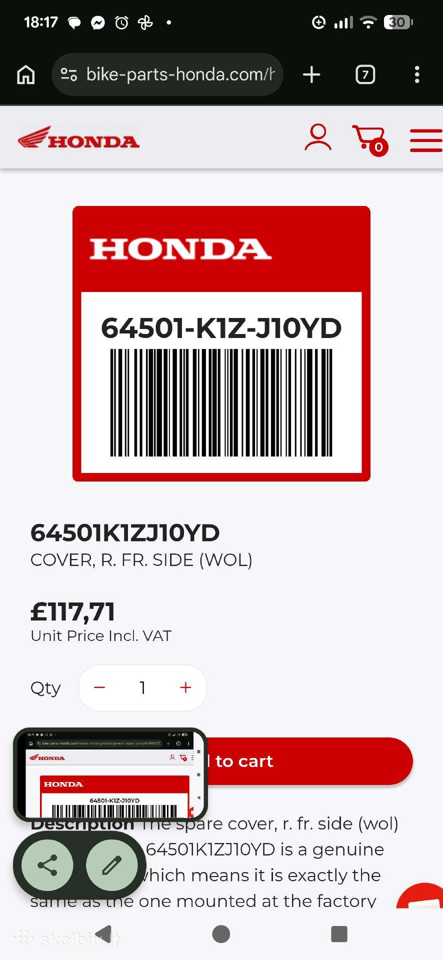 Honda PCX, scooters / mopeds