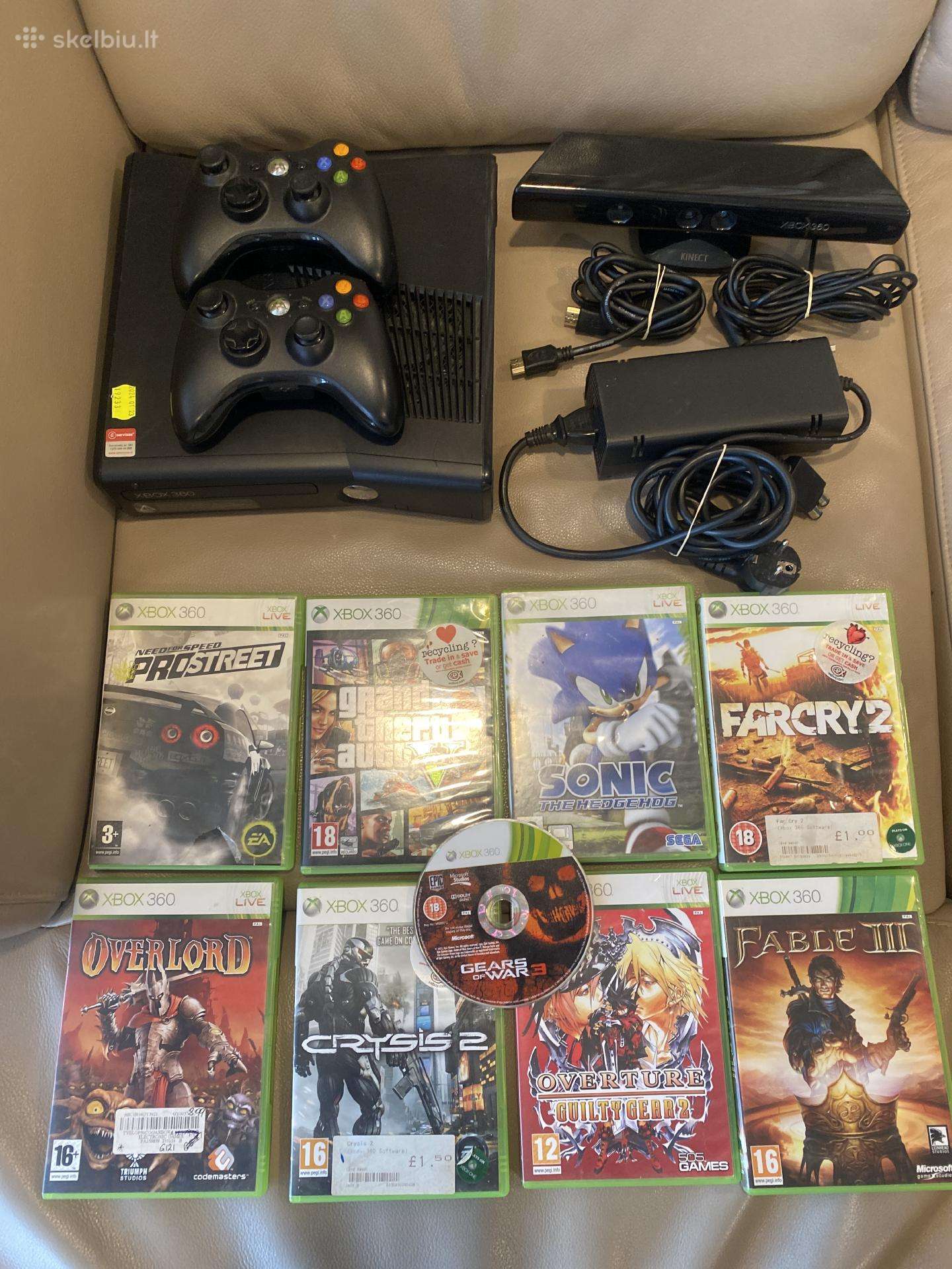 Xbox 360 ir daugiau.