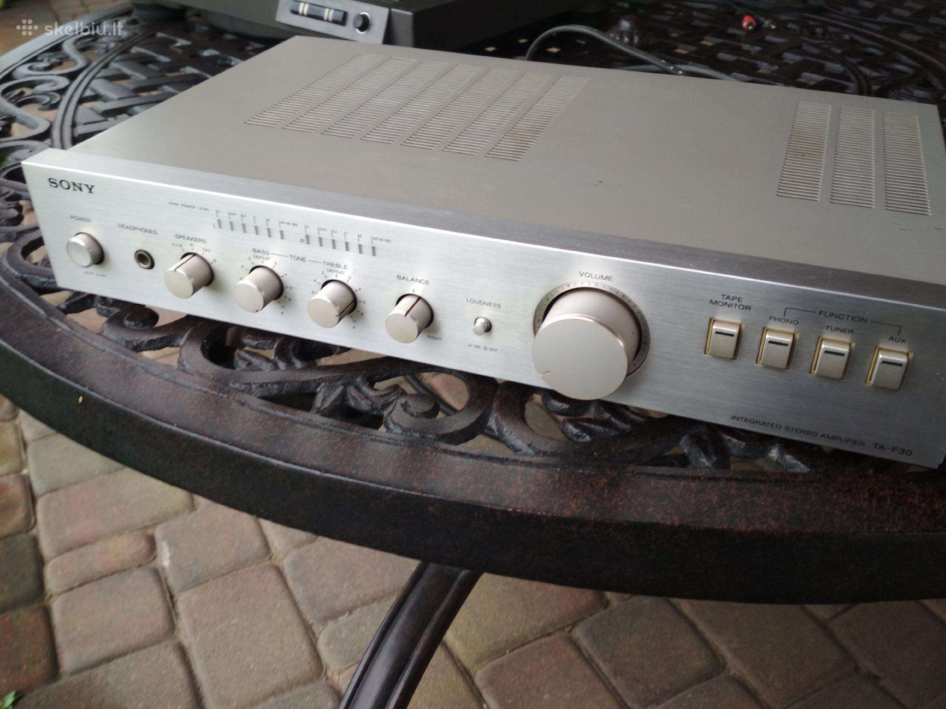 Stiprintuvas Sony Ta-f30 Integrated Stereo Amplifi