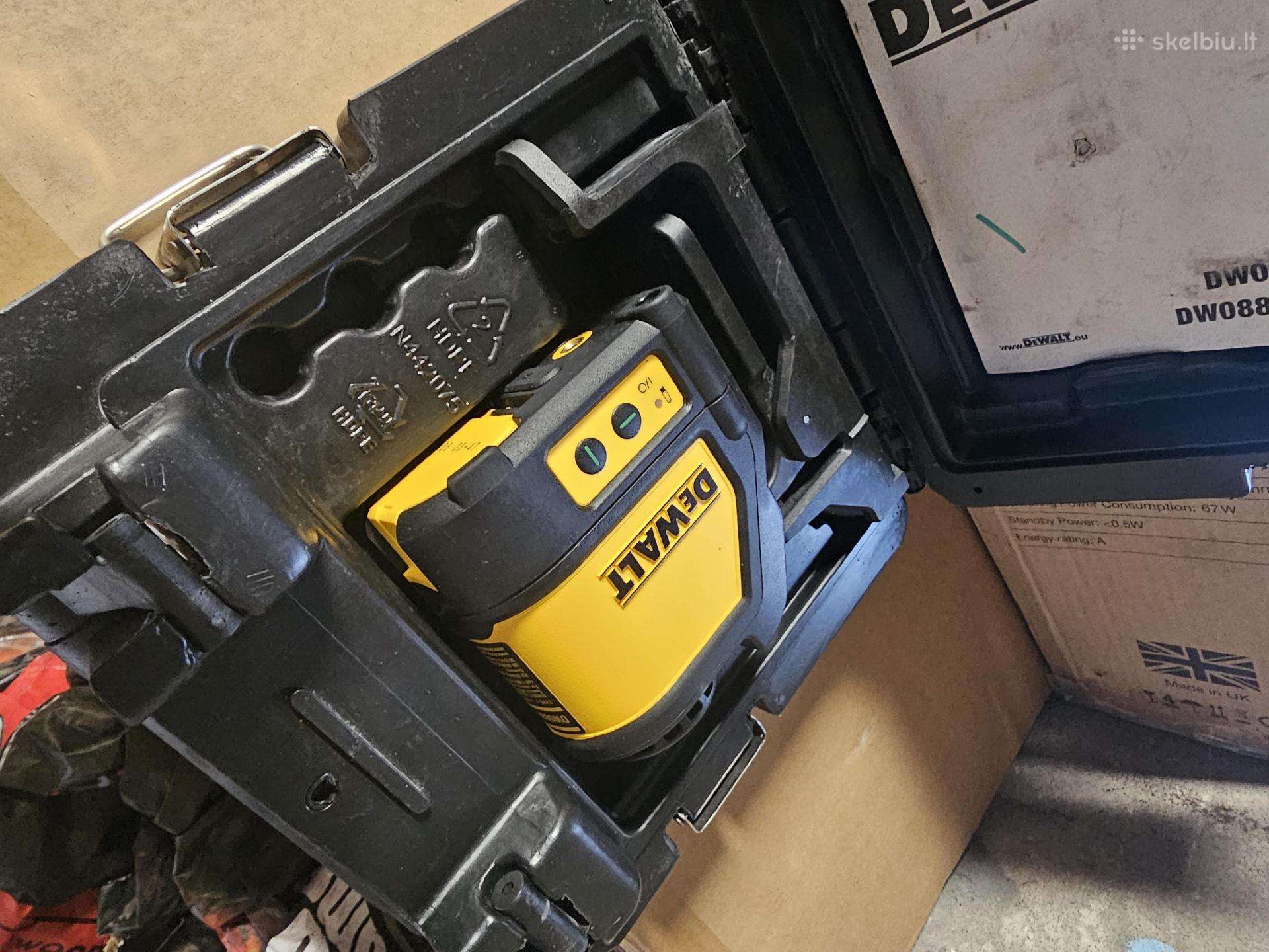 Dewalt Dw088cg žalias nivelyras