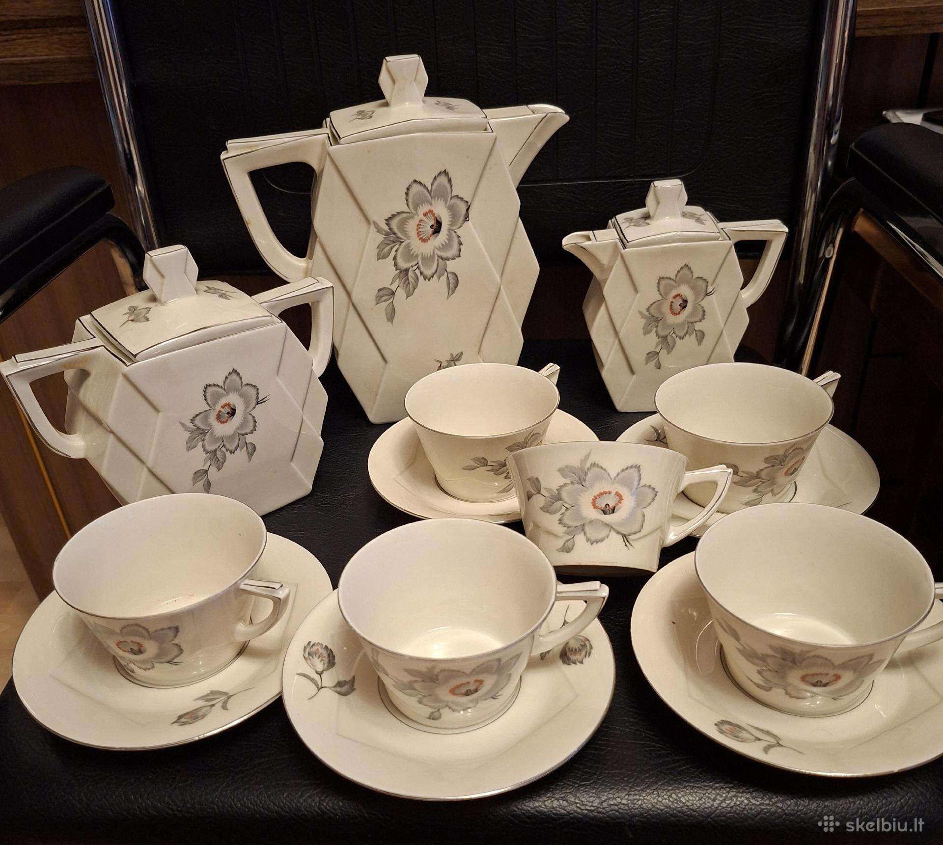 Čekoslovakijos Art Deco porcelianas