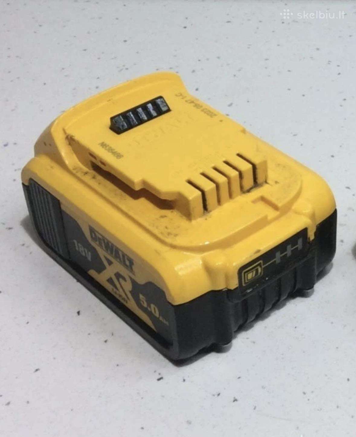 Akumuliatorius Dewalt Xr 18v, 5.0ah
