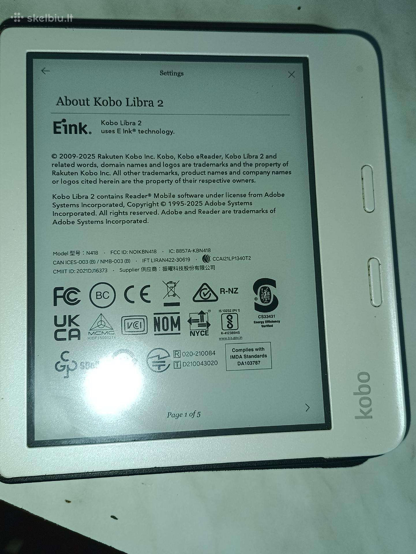 Kobo libra 2