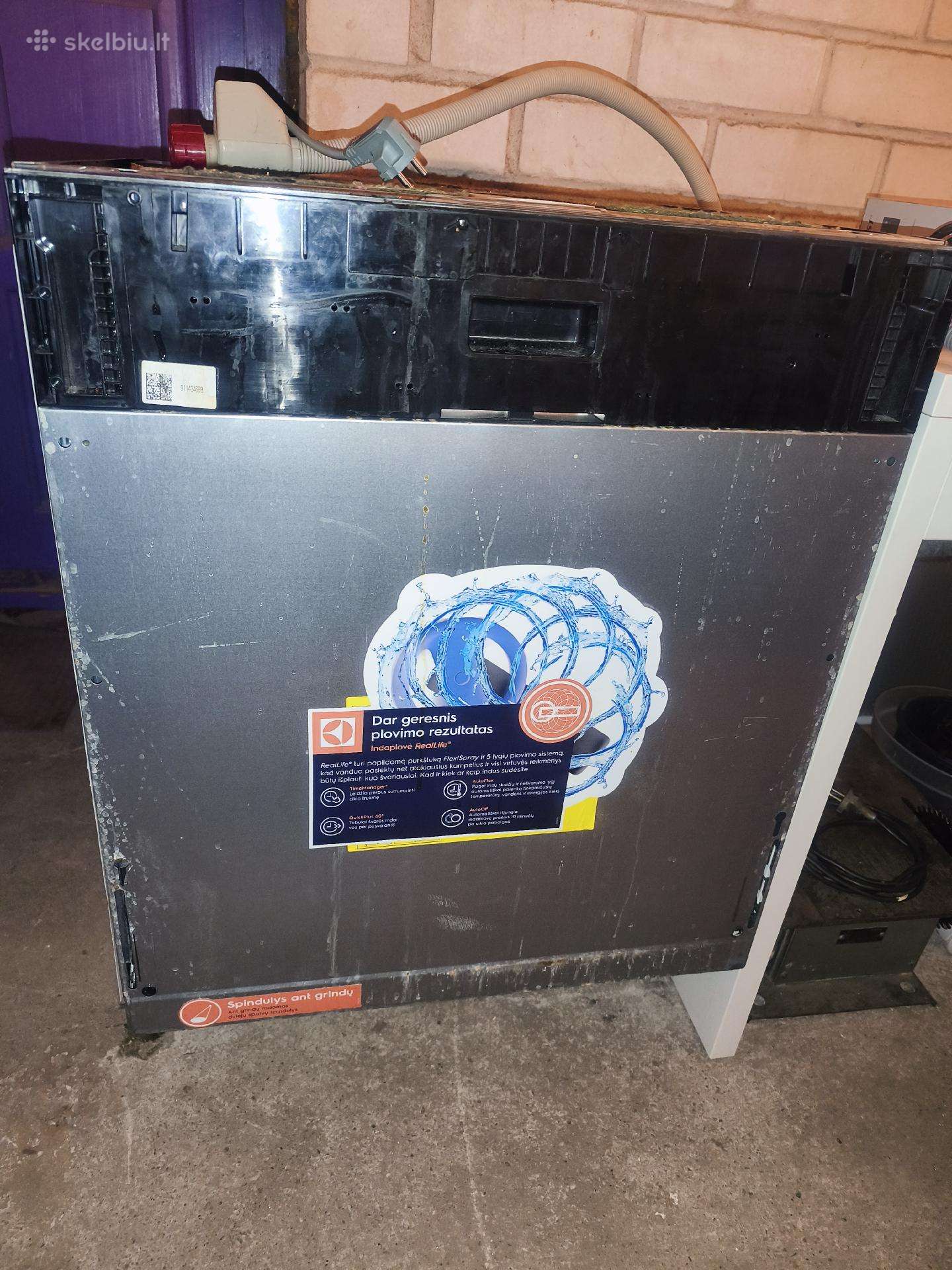 Integruojama indaplovė Electrolux didelė