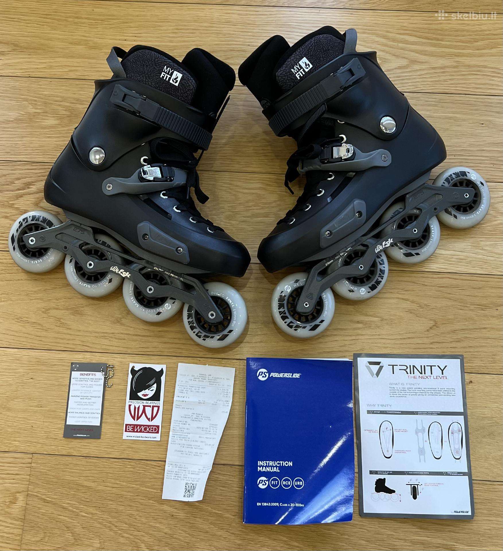 Riedučiai Powerslide Zoom Pro (99,9% nauji)