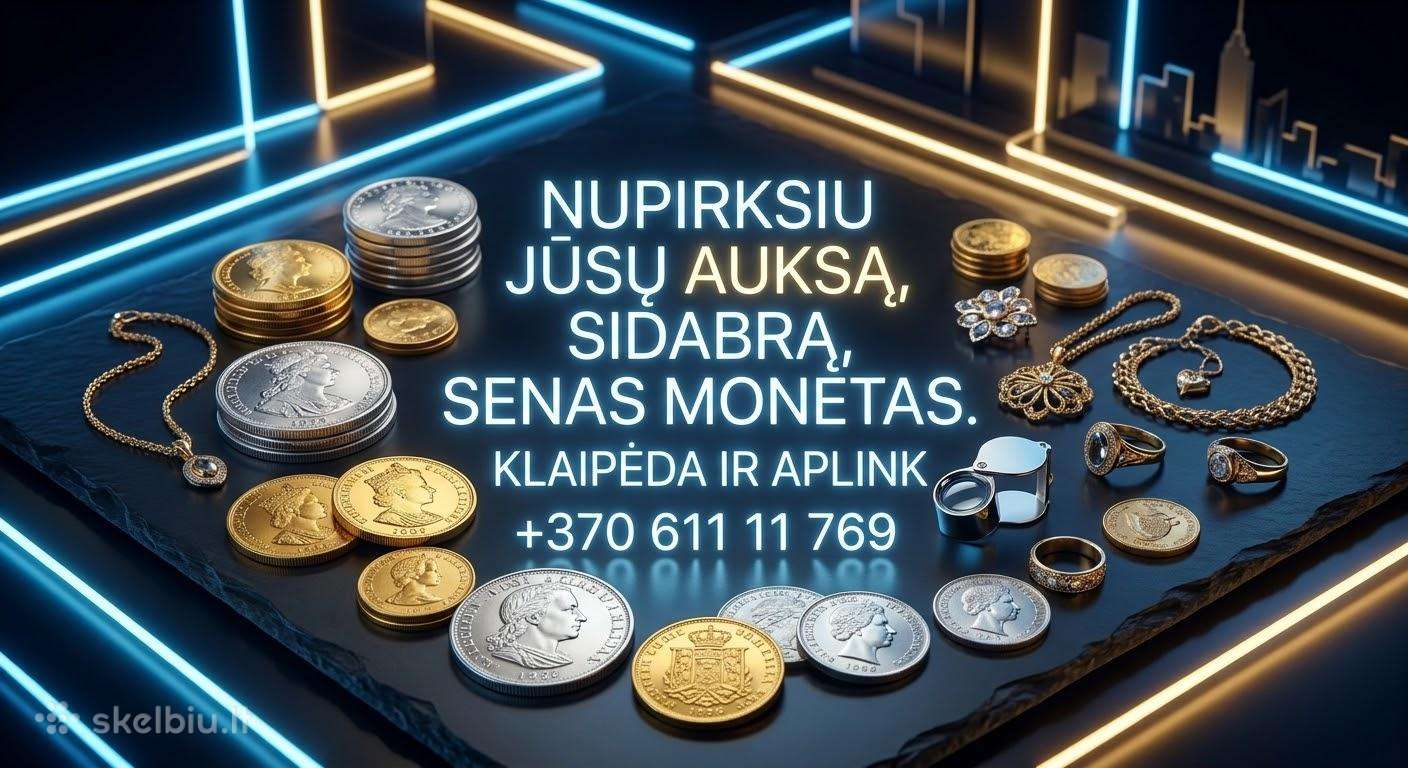 Supirkusių jūsų auksą sidabrą senienas