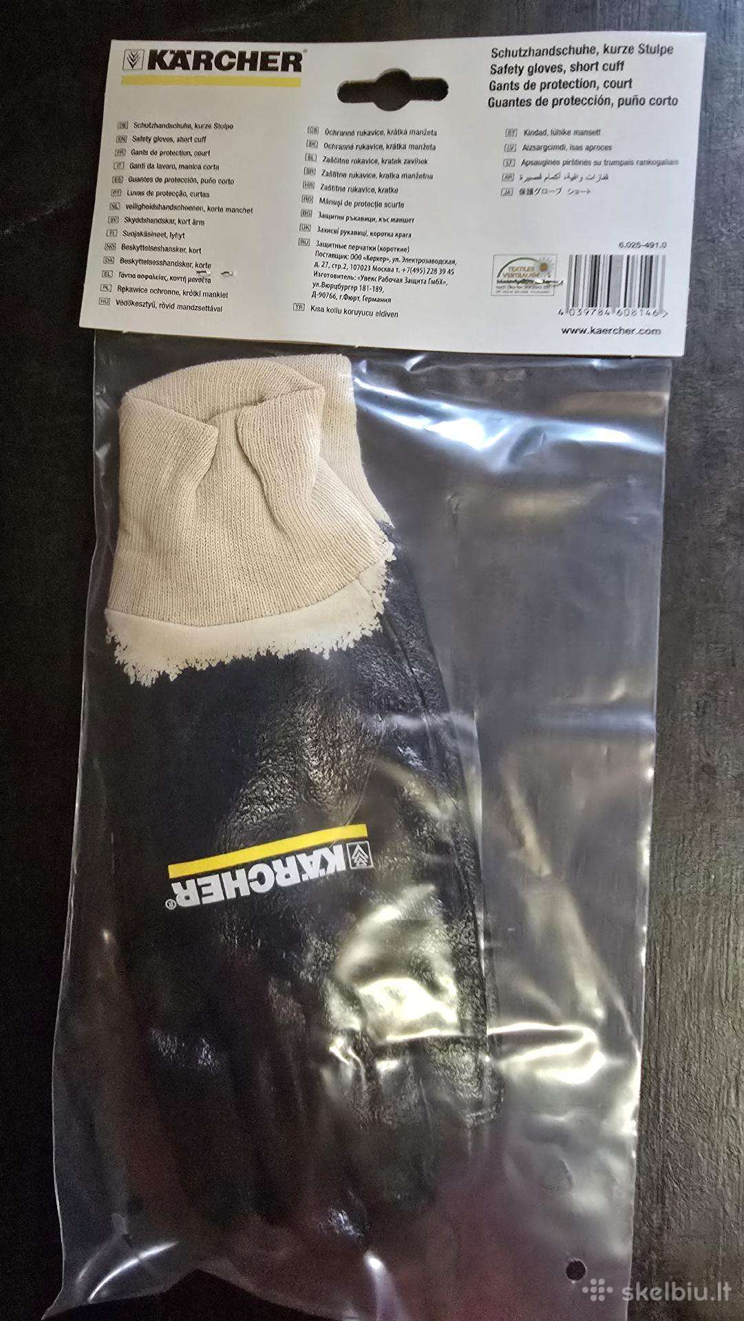Naujos originalios Kärcher darbo pirštinės9 dydis