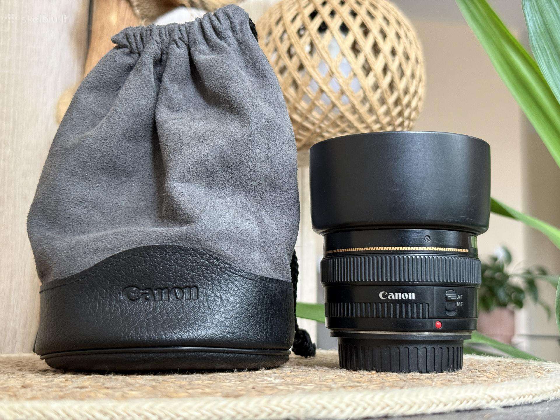 Canon Ef 50mm f/1.4 Usm objektyvas