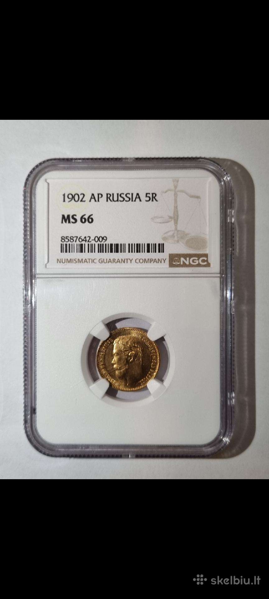 Ms66 5rubliai 1902m Ngc