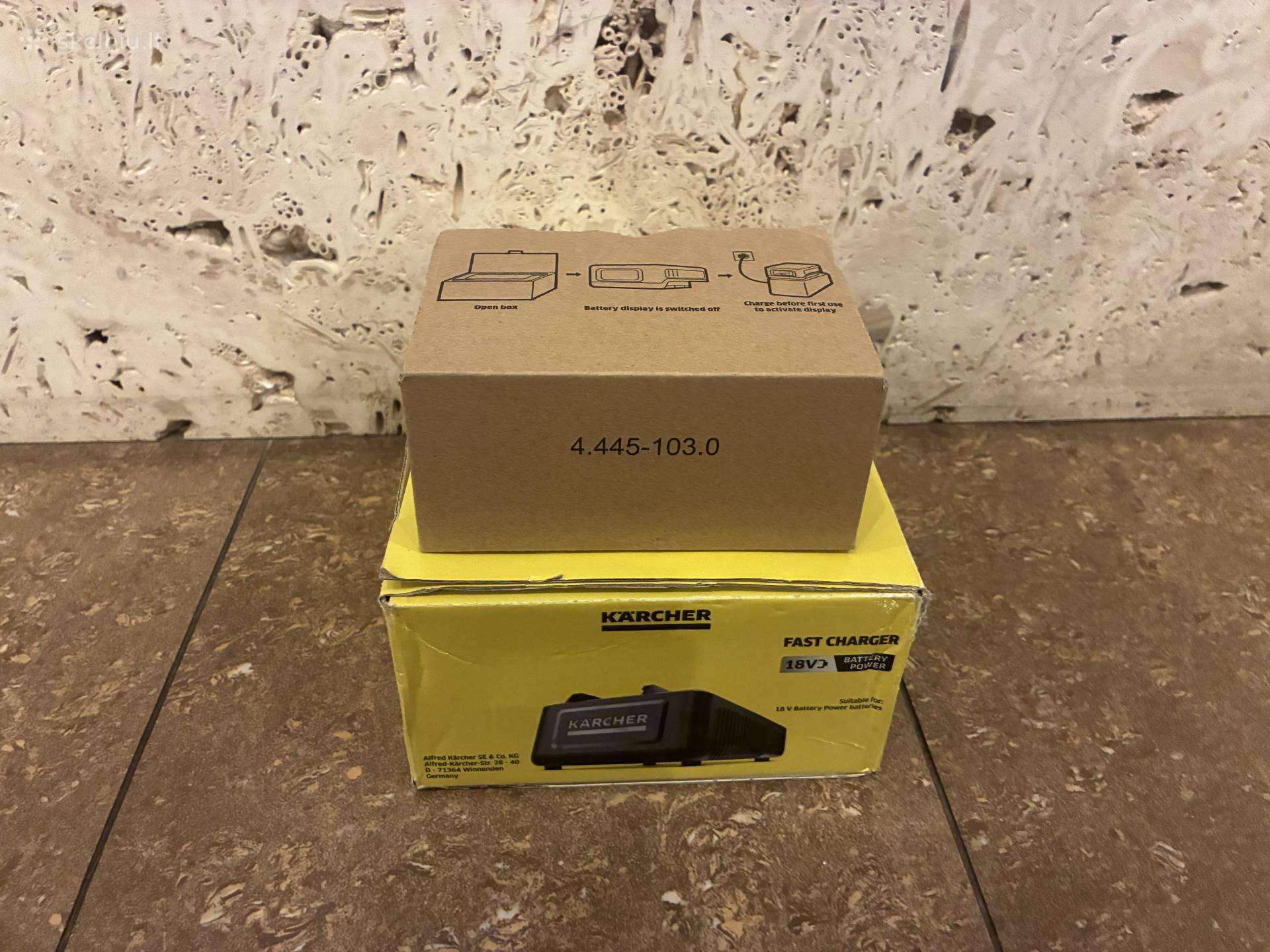 Karcher 18 V kroviklis su 2.5 mah akumuliatoriumi