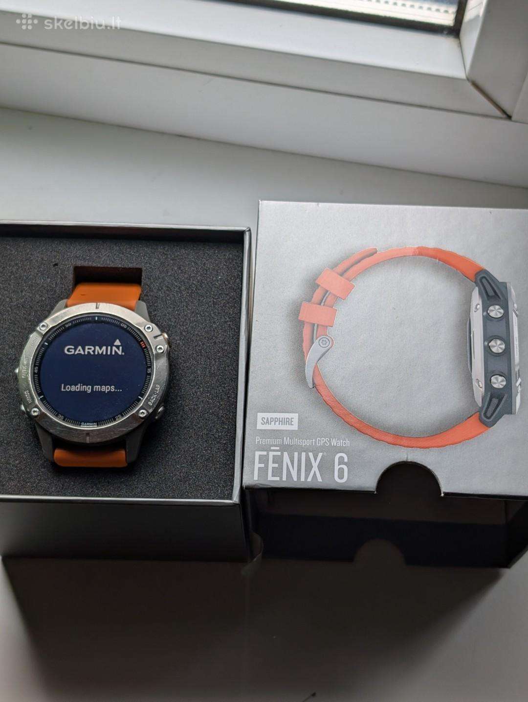 Garmin Fenix 6 Sapphire 47 mm – Sapphire stiklas,
