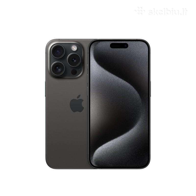 Naujas Apple iPhone 15 Pro/128gb Black Titanium