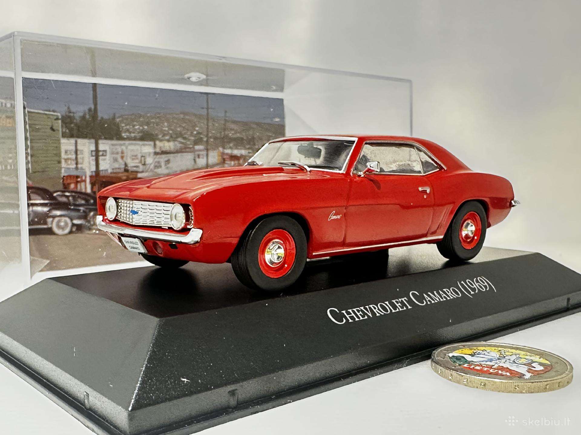 Chevrolet Camaro 1969 raudona 1:43 Salvat