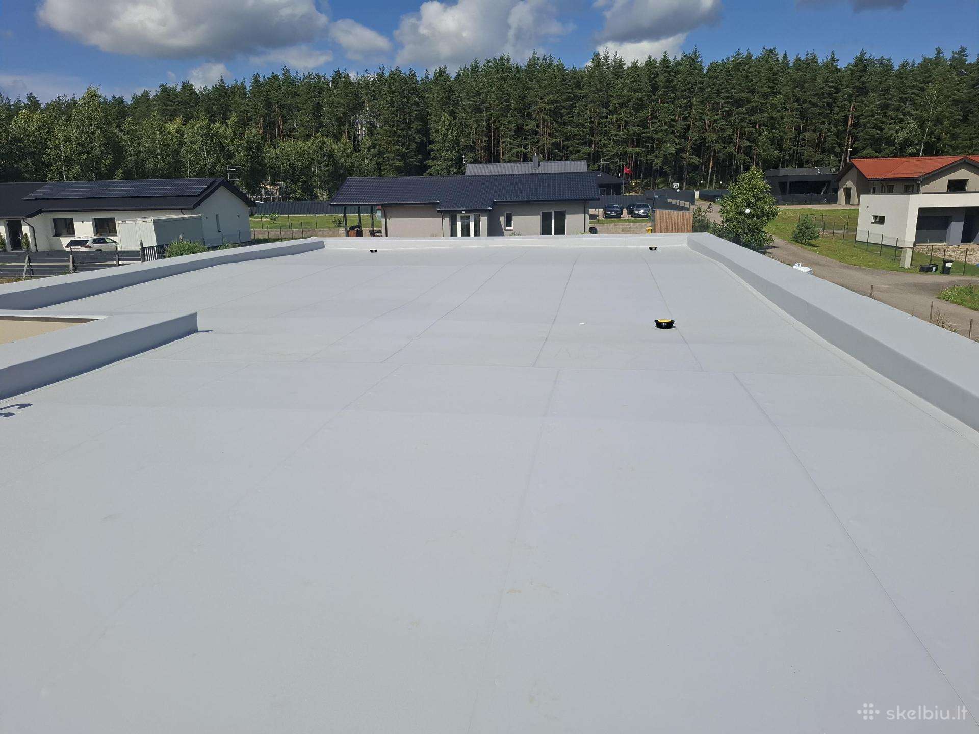 Stogų dengimas Pvc, Tpo, Bitumine danga