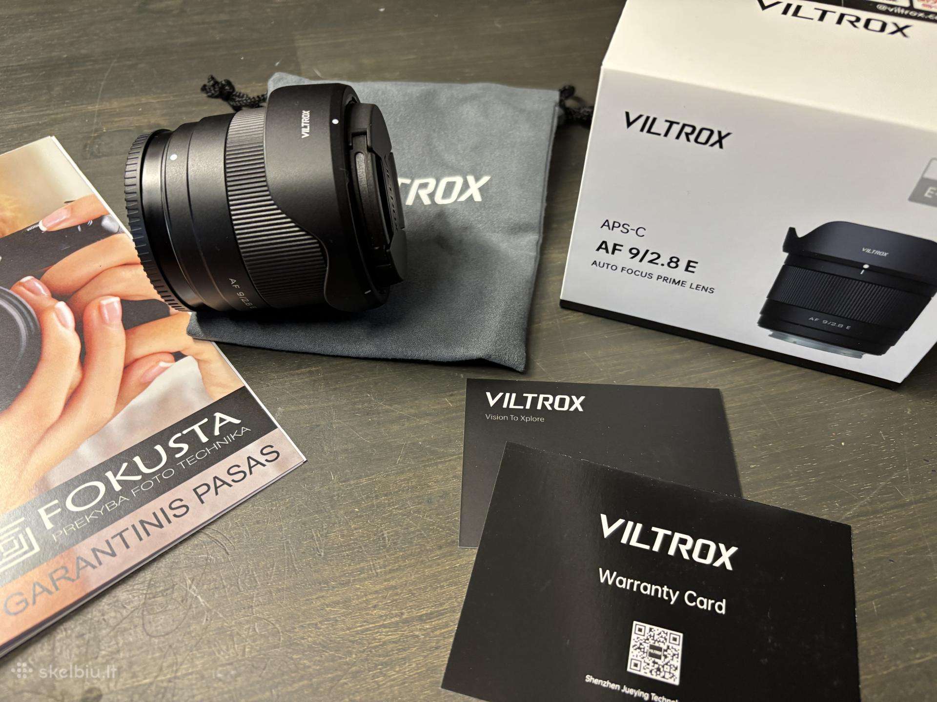 Parduodu Viltrox Af 9mm 2.8 E mount objektyvą