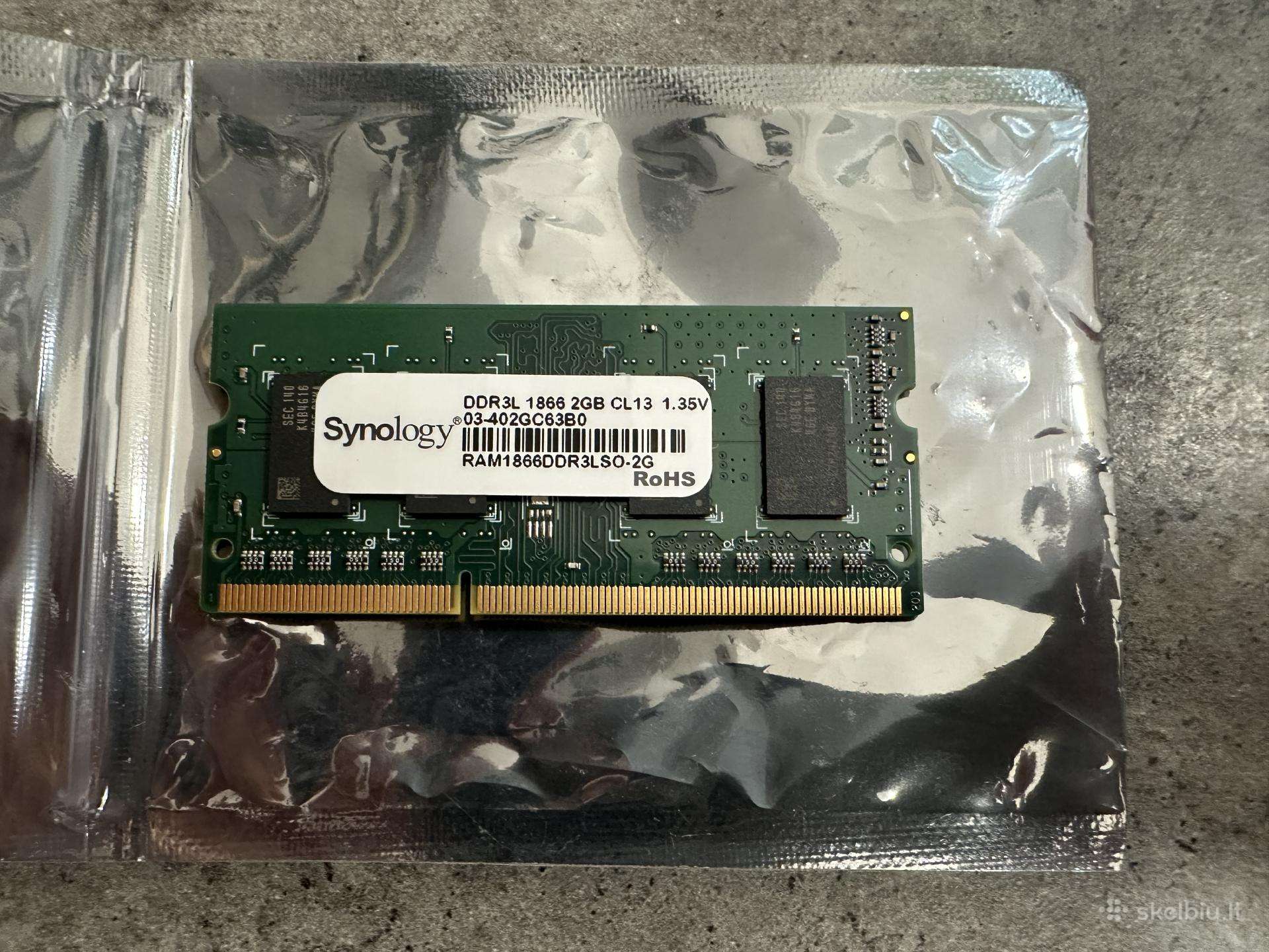 Synology Ddr3l 1866 2gb Cl13 1.35v