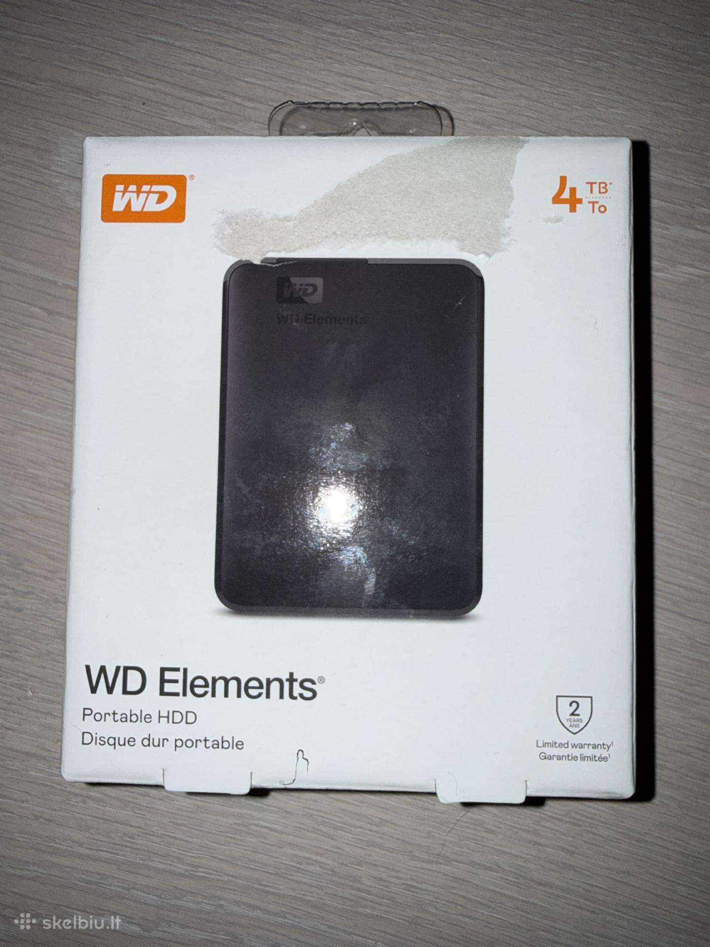 Wd 4 TB Naujas