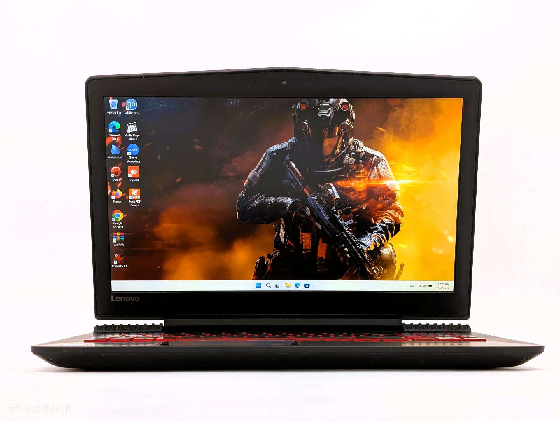 Lenovo Legion Y520 i5-7300hq 256gb+1tb Žaidimams