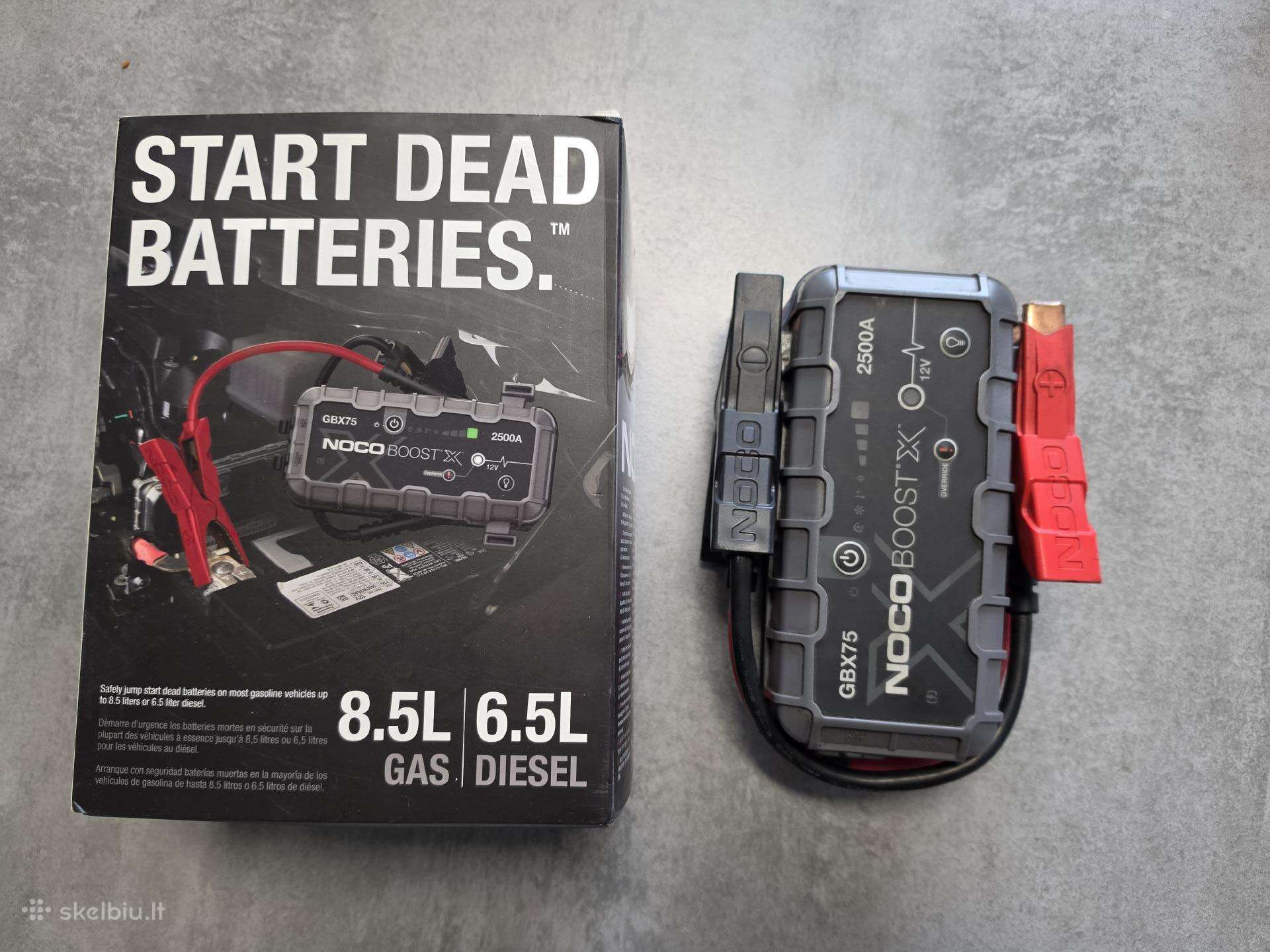 Busteris automobiliams uzkurti Noco boost Gbx75