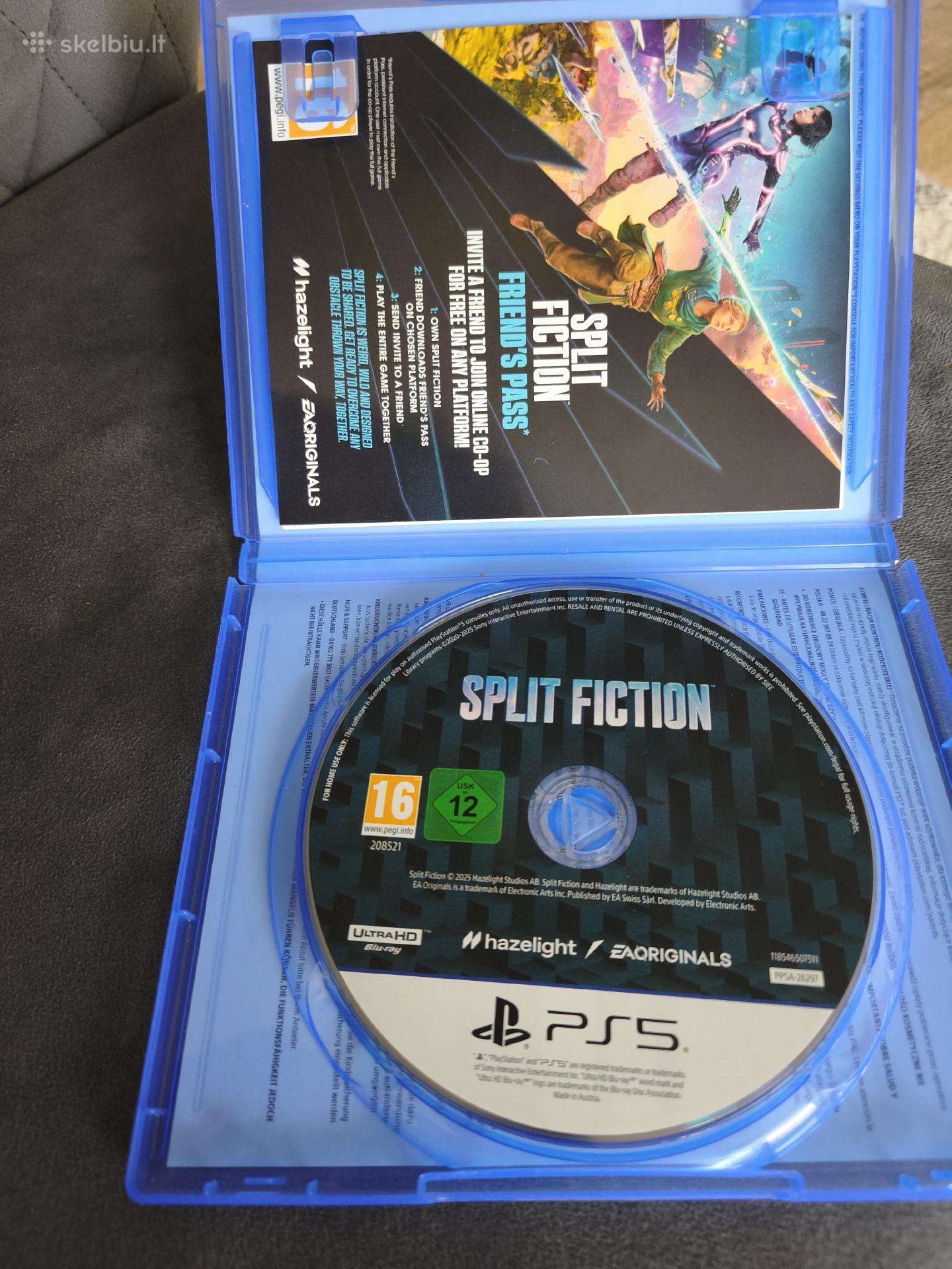 Split Fiction Idealios būklės