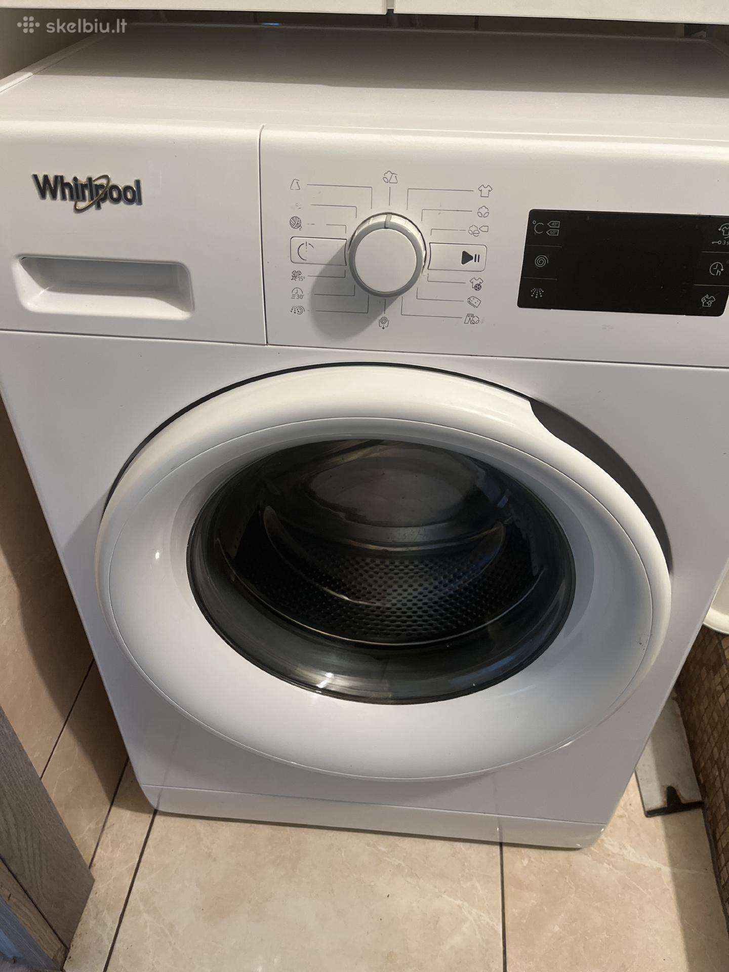 Whirlpool skalbimo mašina 40 cm gylis