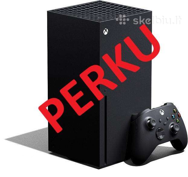 Perku juodą Xbox Series X