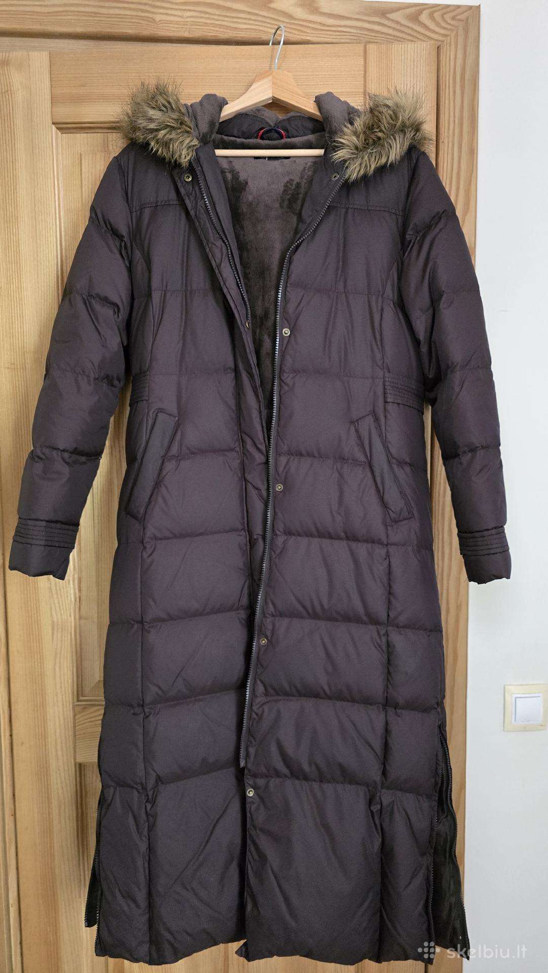 Tommy Hilfiger pukinis ilgas paltas M