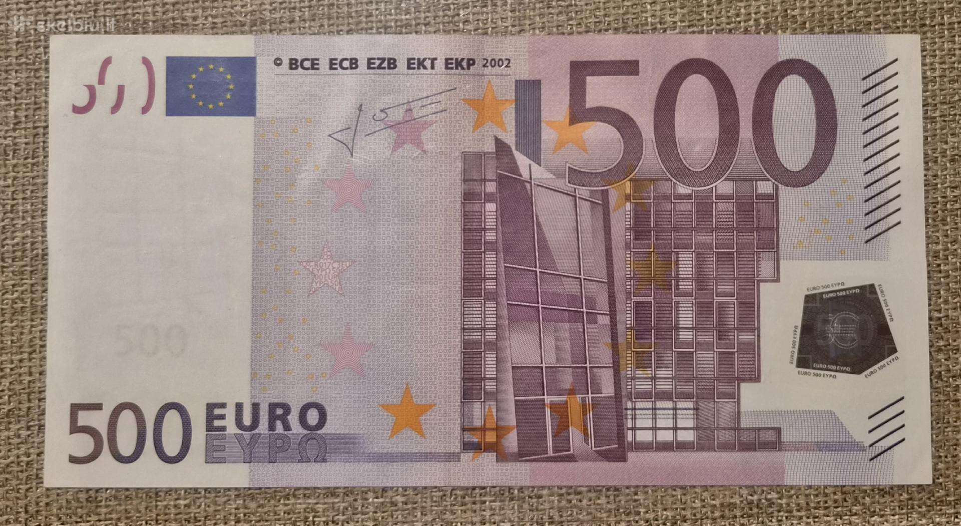 500€ banknotas