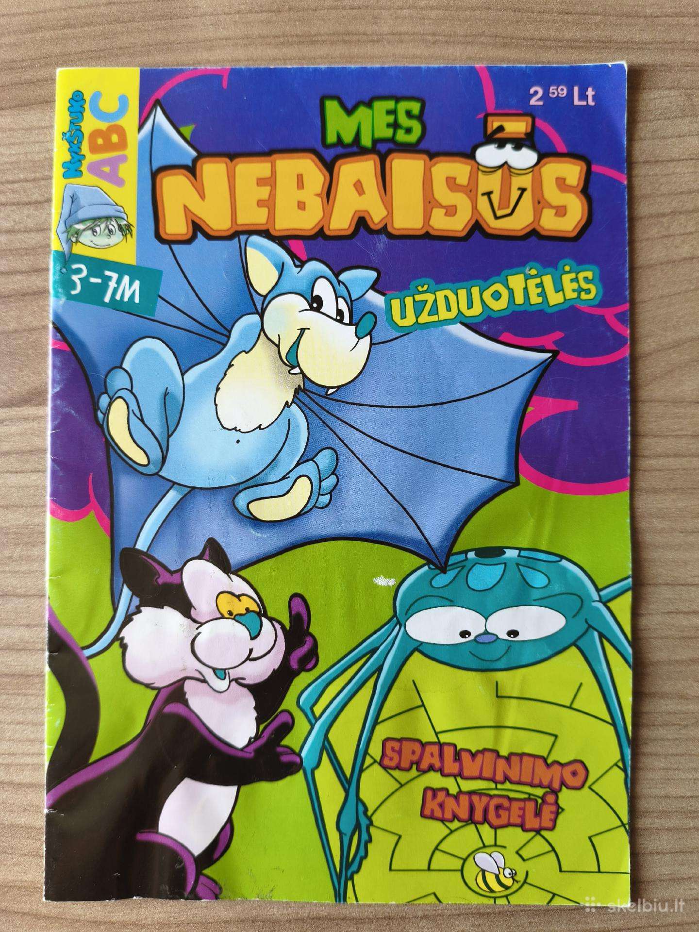 Spalvinimo ir užduočių knygelė "Mes nebaisūs"