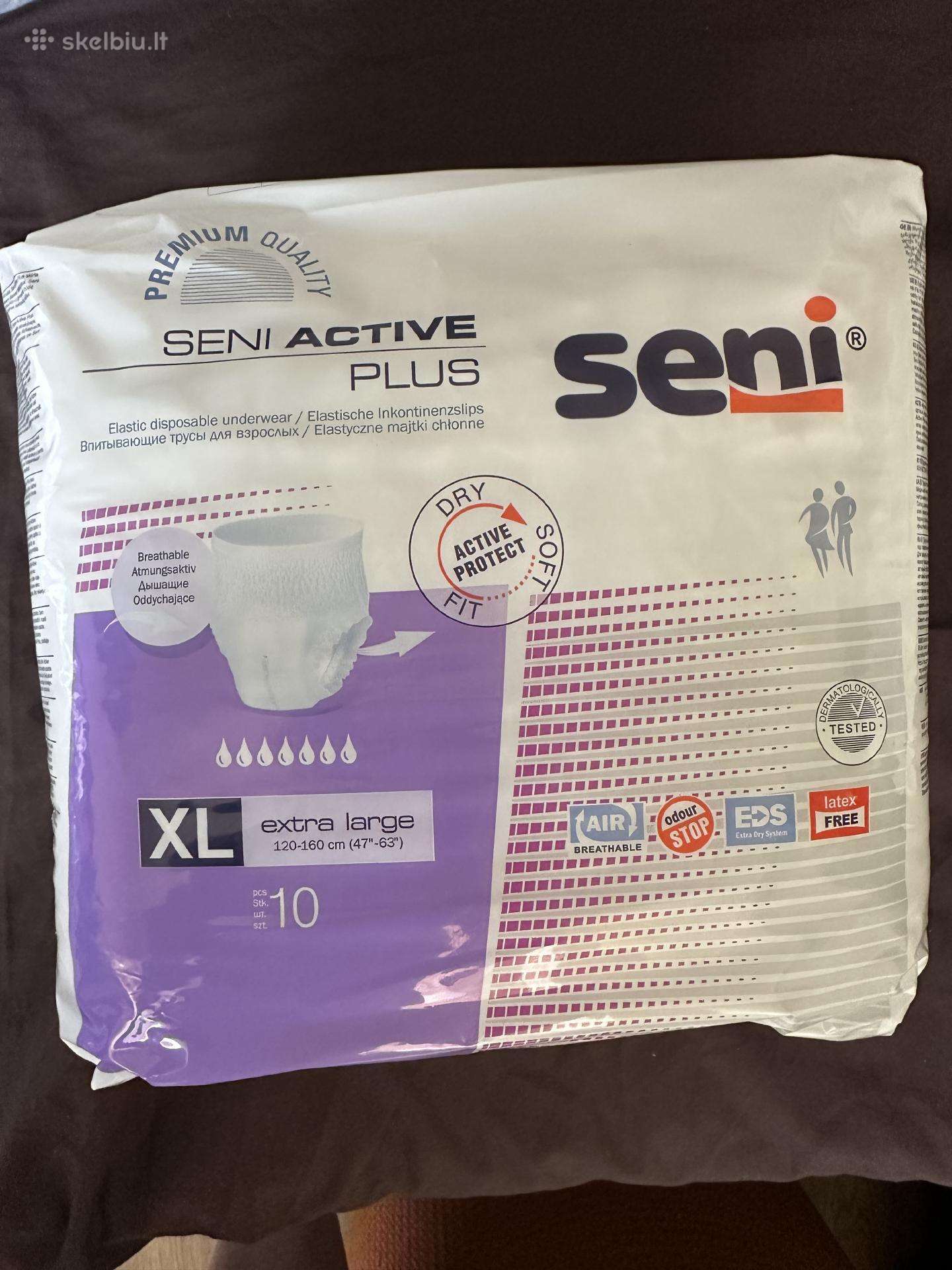 Pampersai suaugusiems “seni XL.