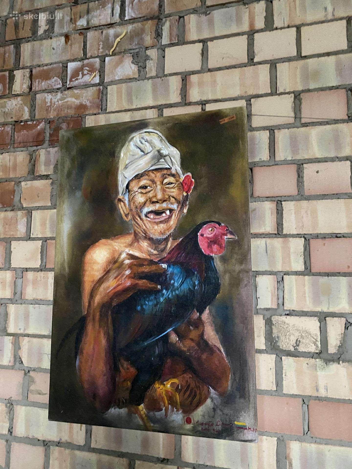 Paveikslas iš Bali nutapytas Lietuvai