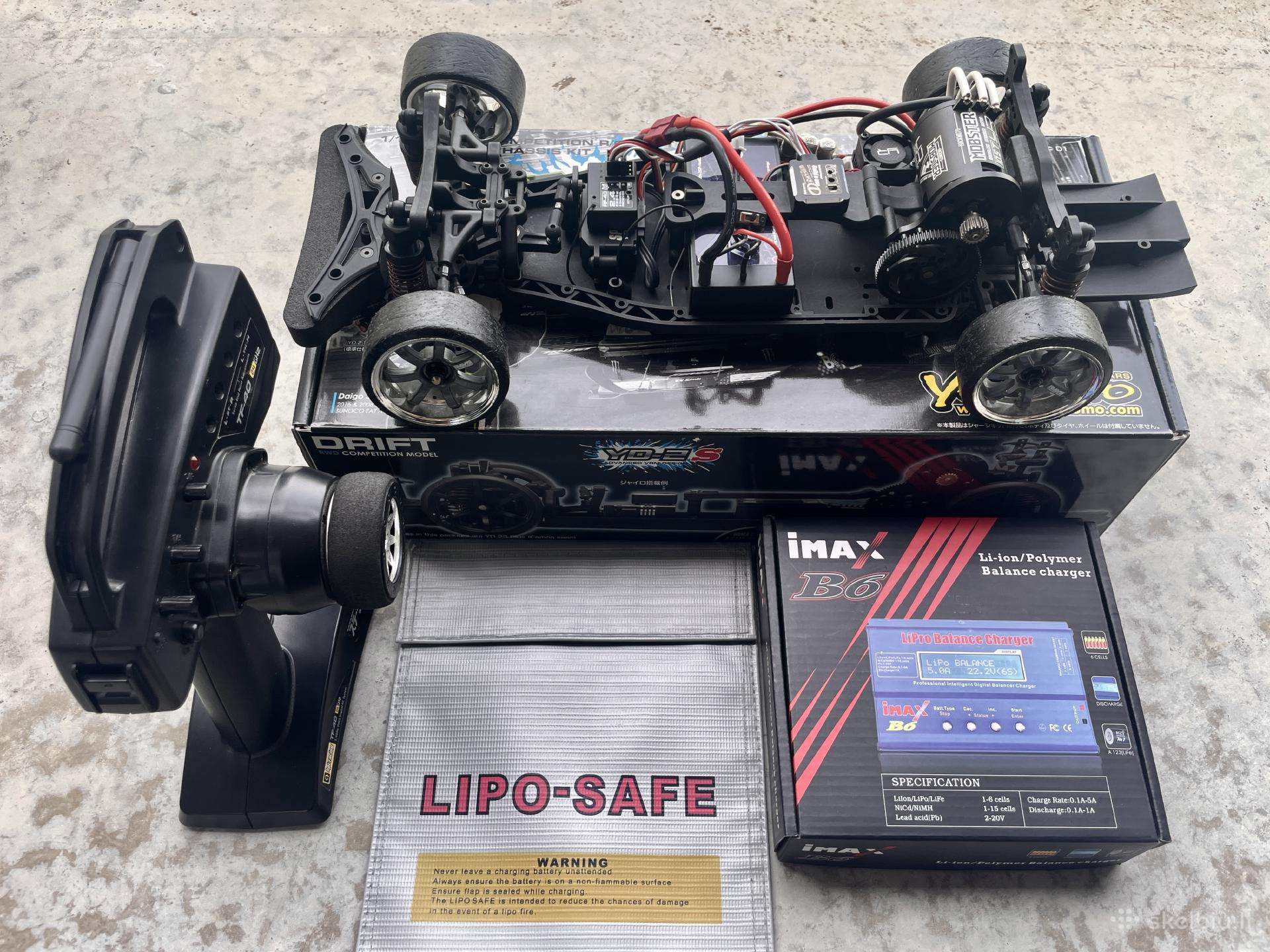Japoniška Yokomo Yd-2s Rwd Drift 1/10 važiuoklė