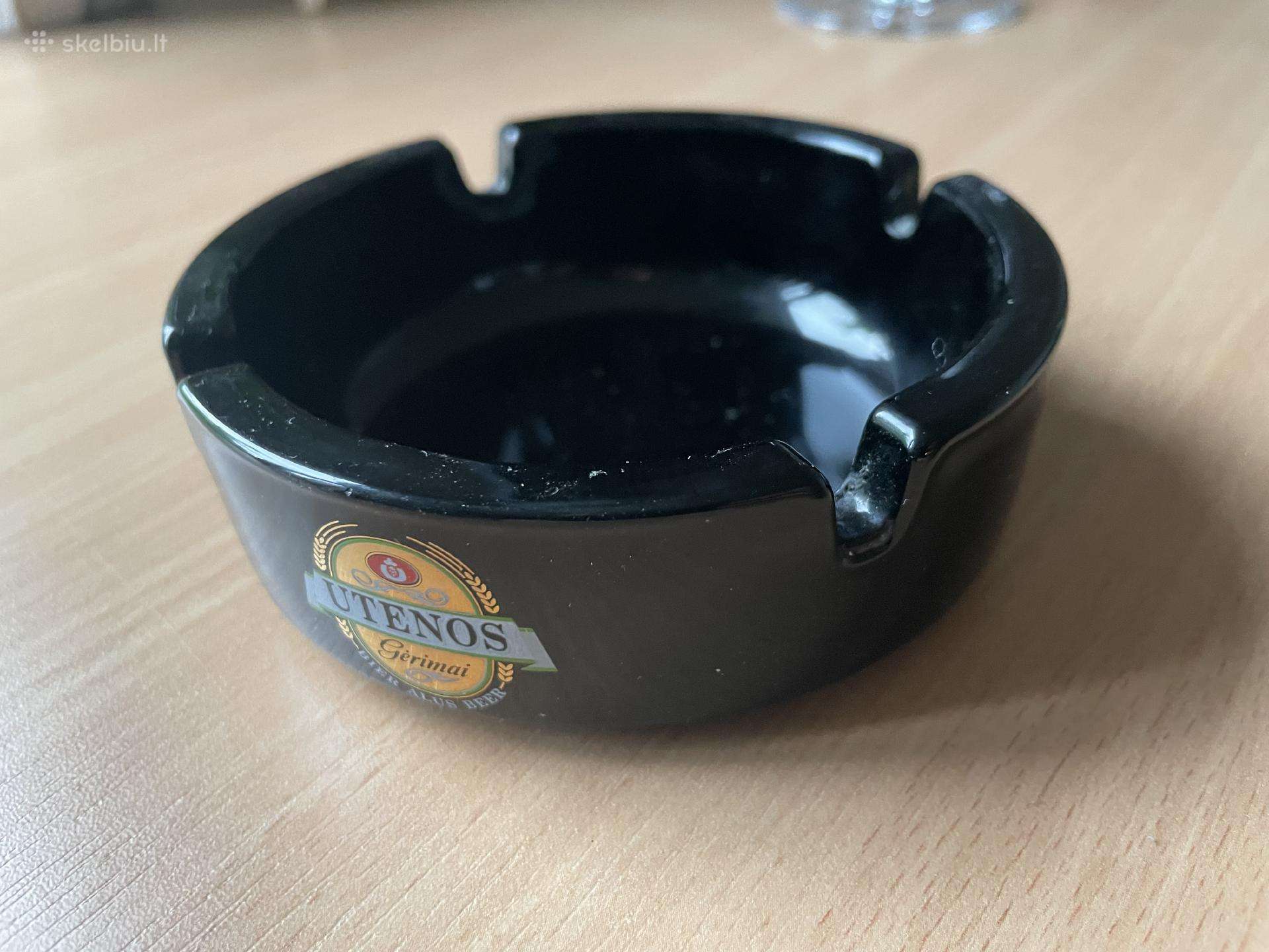Vintažinė Utenos alaus peleninė