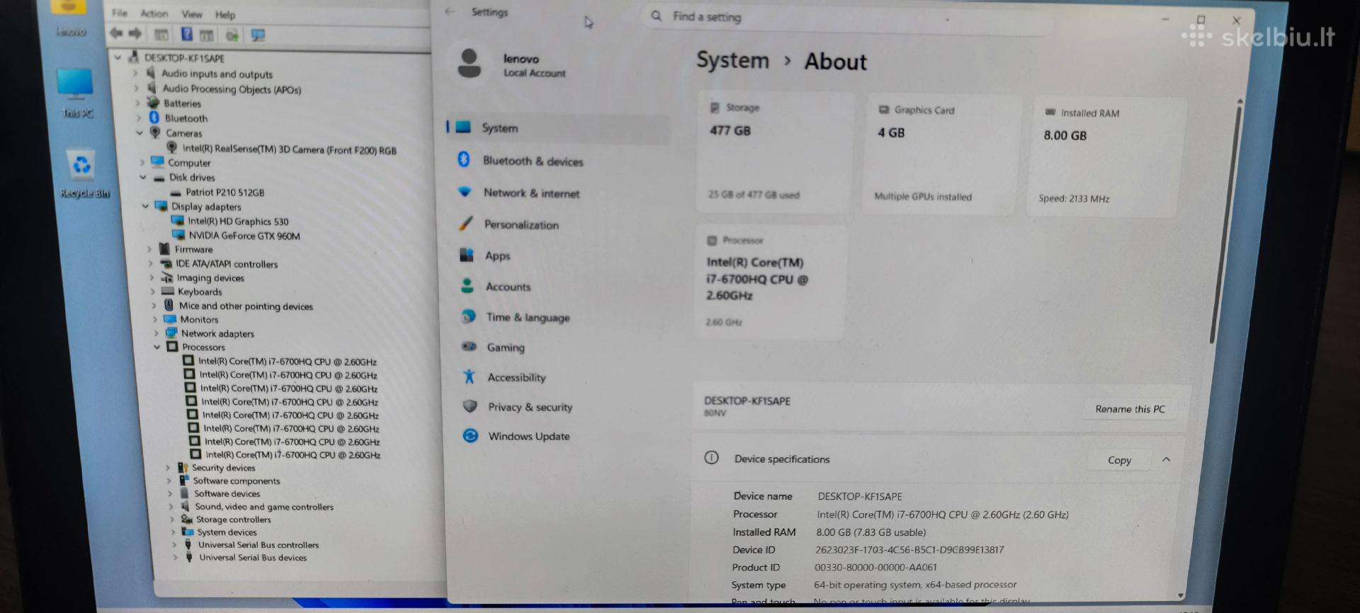 Lenovo Y700-15isk