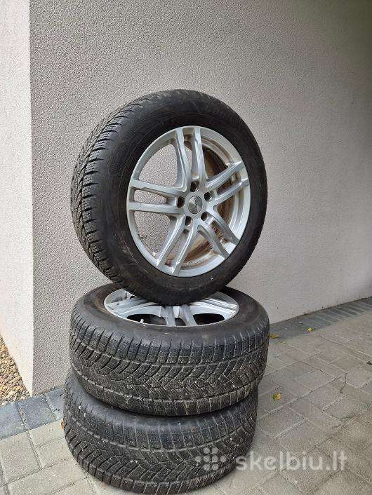 Mažai naudotos žieminės 225/55 R17 padangos