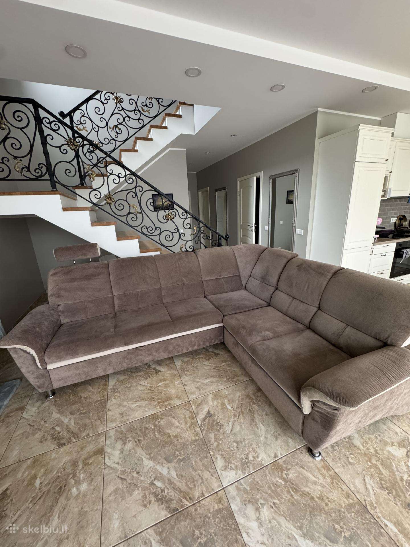 Parduodama kampinė sofa lova