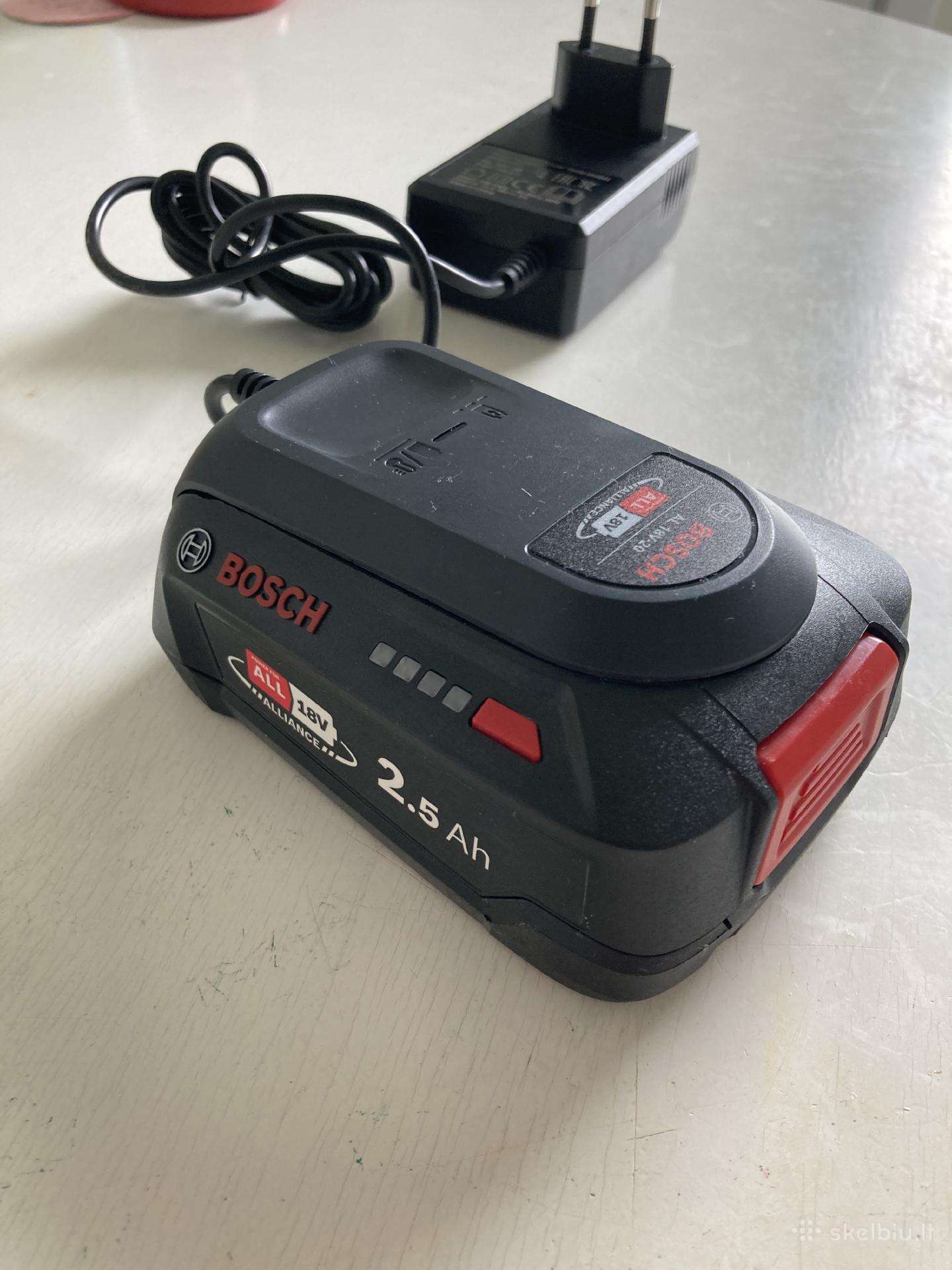 Bosch 18v 2,5 Ah akumuliatorius