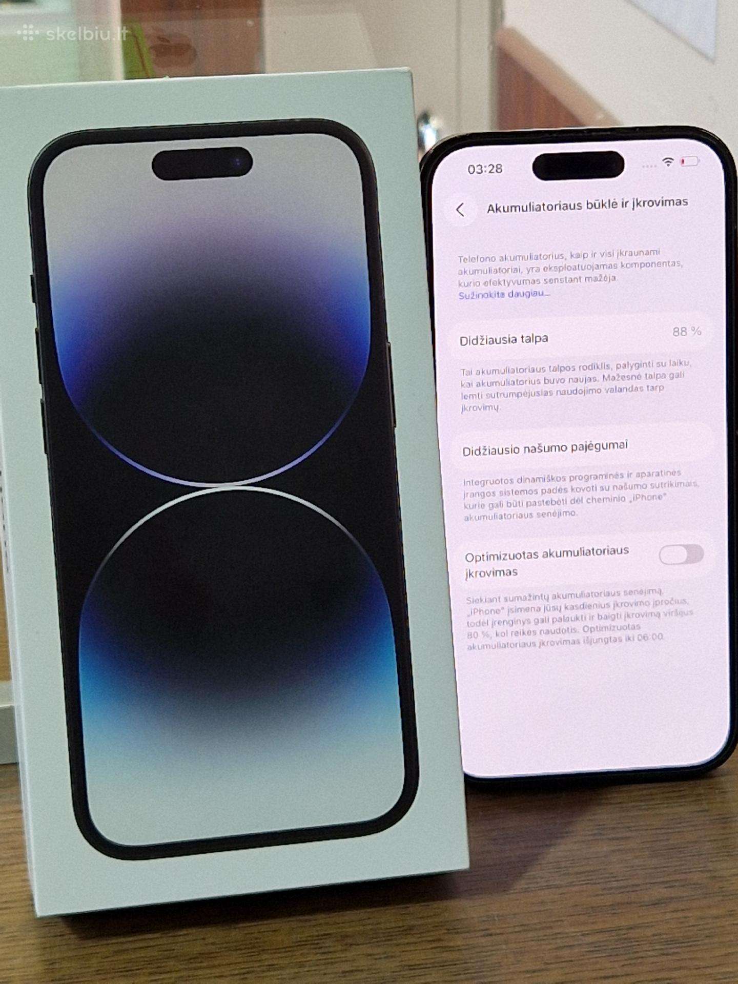 Telefonas iPhone 14 Pro 128gb