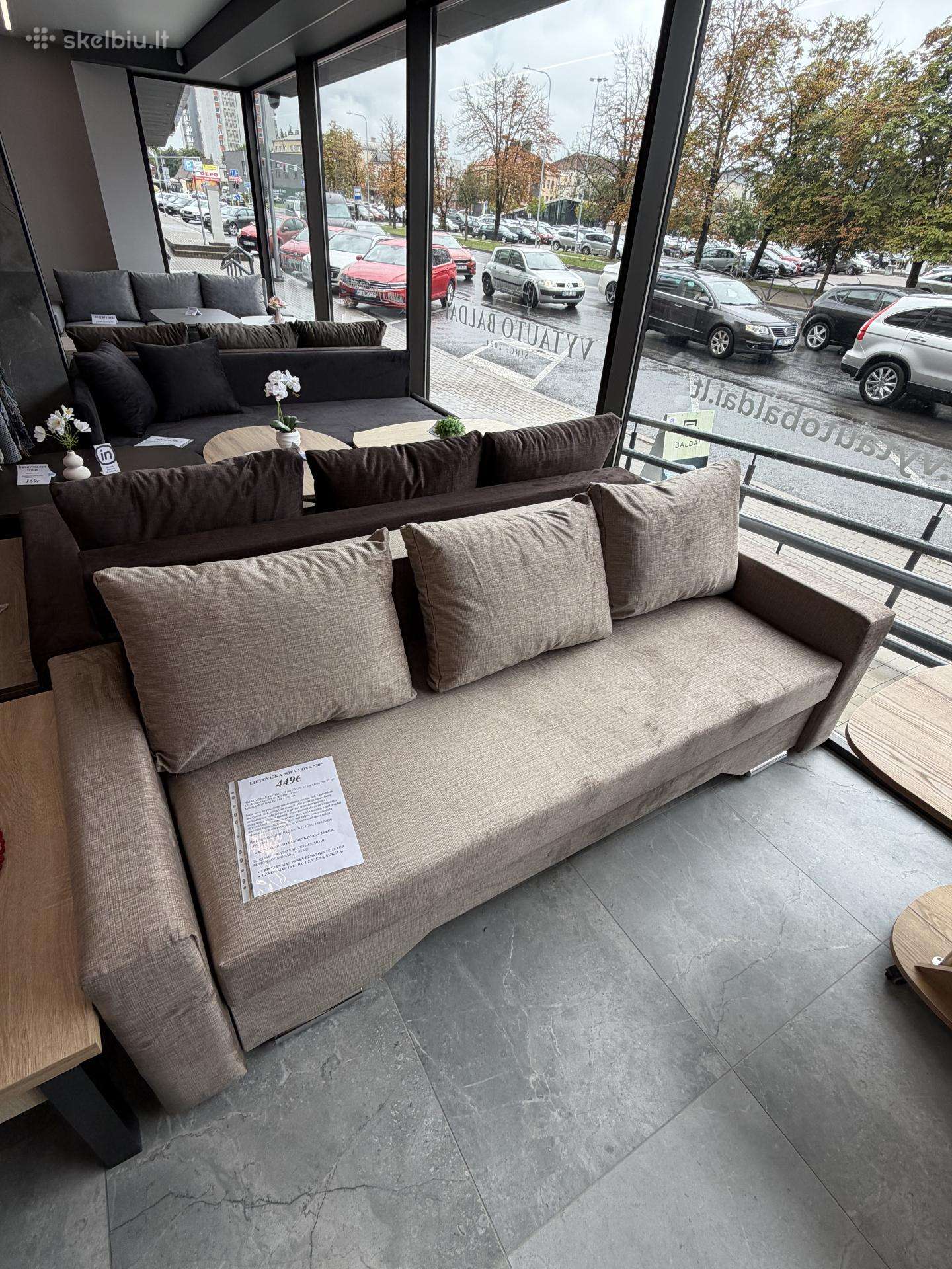 Sofa-lova su patalynės dėže nauja